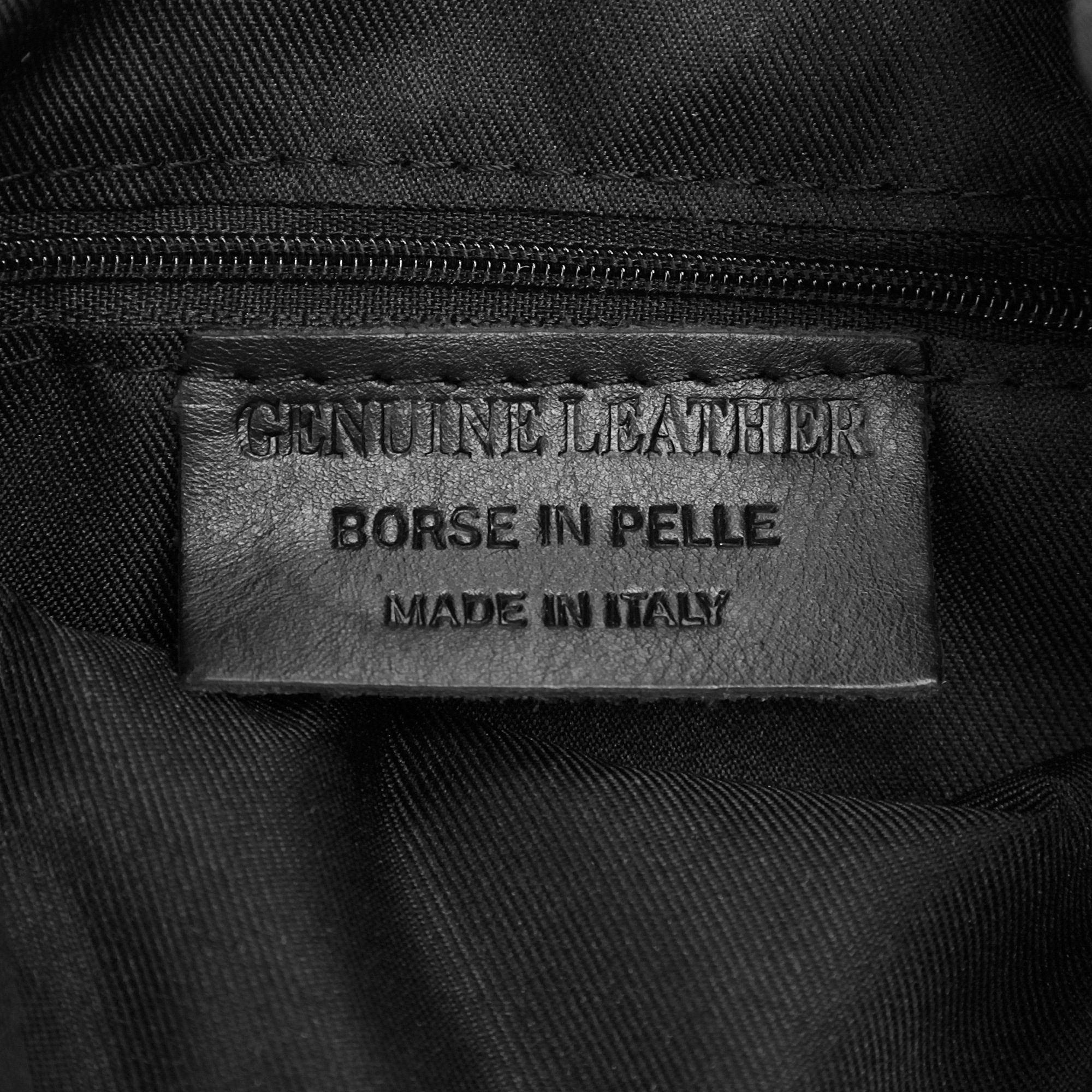 Samantha Look Umhängetasche, echt Leder, Made in Italy