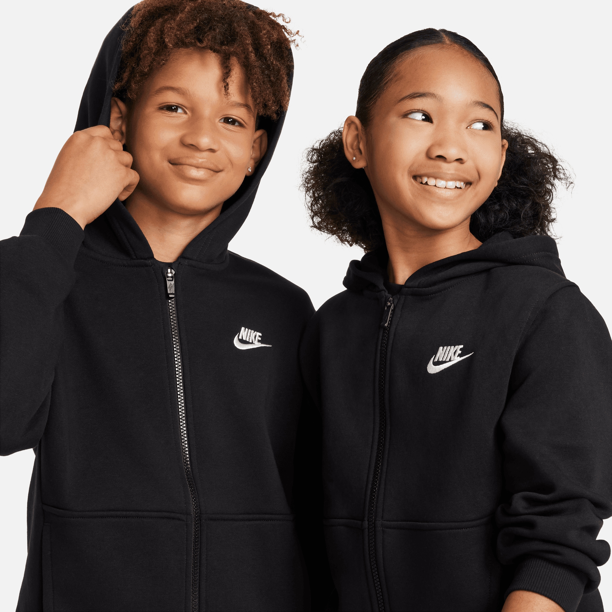 Nike Sportswear Kapuzensweatjacke »CLUB FLEECE BIG KIDS' FULL-ZIP HOODIE«