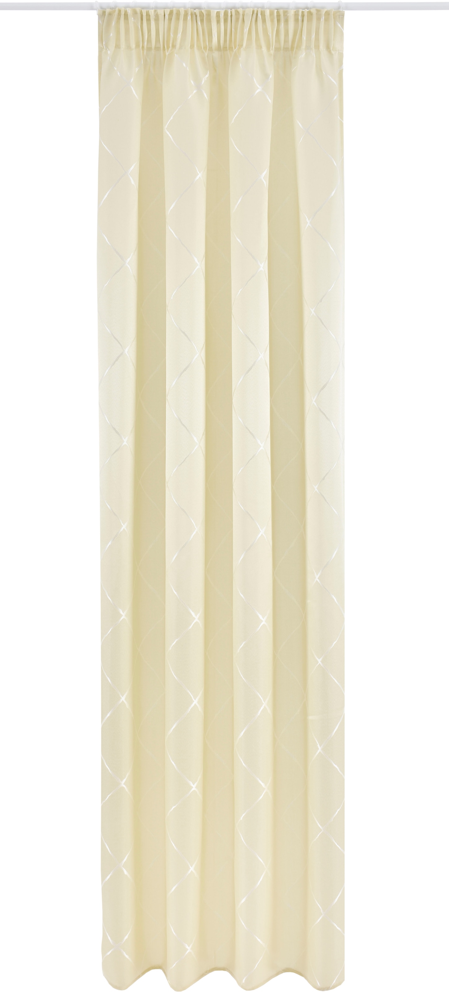❤ Leonique Vorhang »Belle«, (1 St.), monochrom, verschiedene Grössen  blickdichter Jacquard kaufen im Jelmoli-Online Shop
