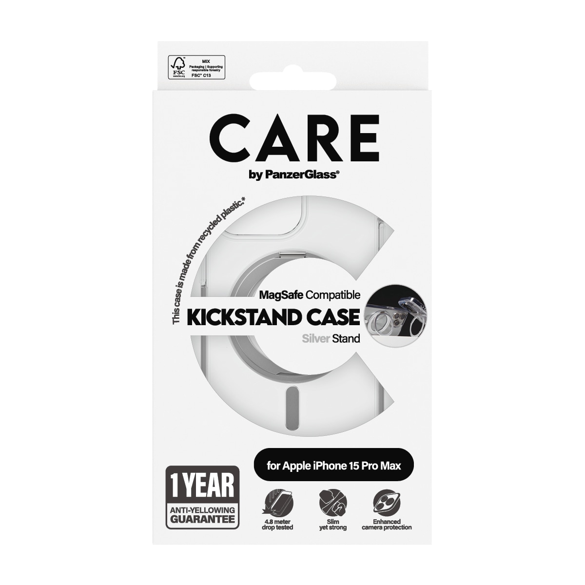 Handyhülle »Kickstand Case mit MagSafe für Apple iPhone 15 Plus«, Backcover, Schutzhülle, Handyschutzhülle, Case, Schutzcase, stossfest