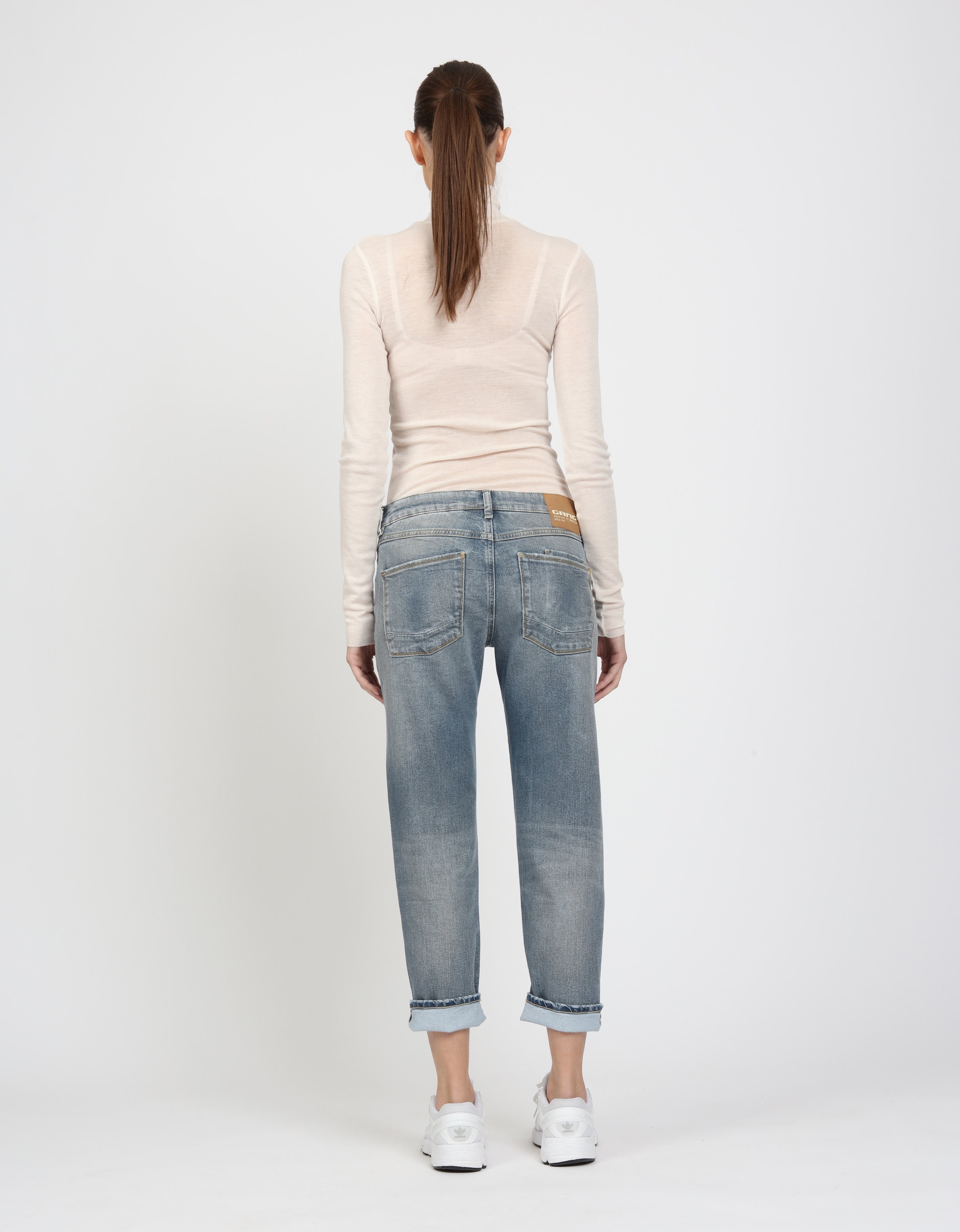 GANG Boyfriend-Jeans »94NADIA«, 5-Pocket Style mit Reissverschluss und Knopf