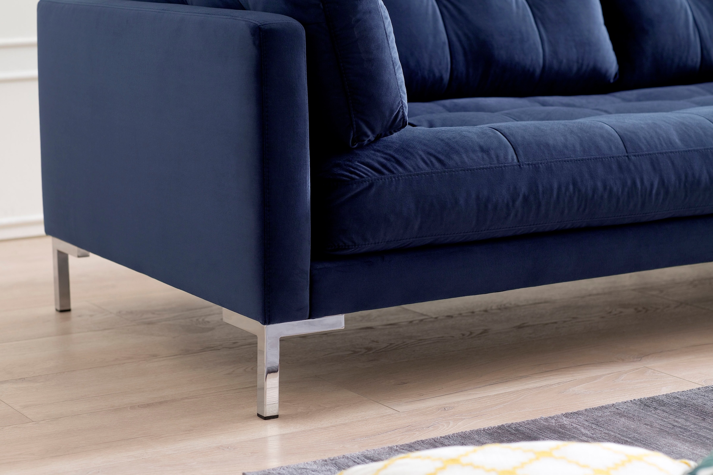 Trends by HG 2-Sitzer »Landau«, in Cord-Stoff mit Metallfuss