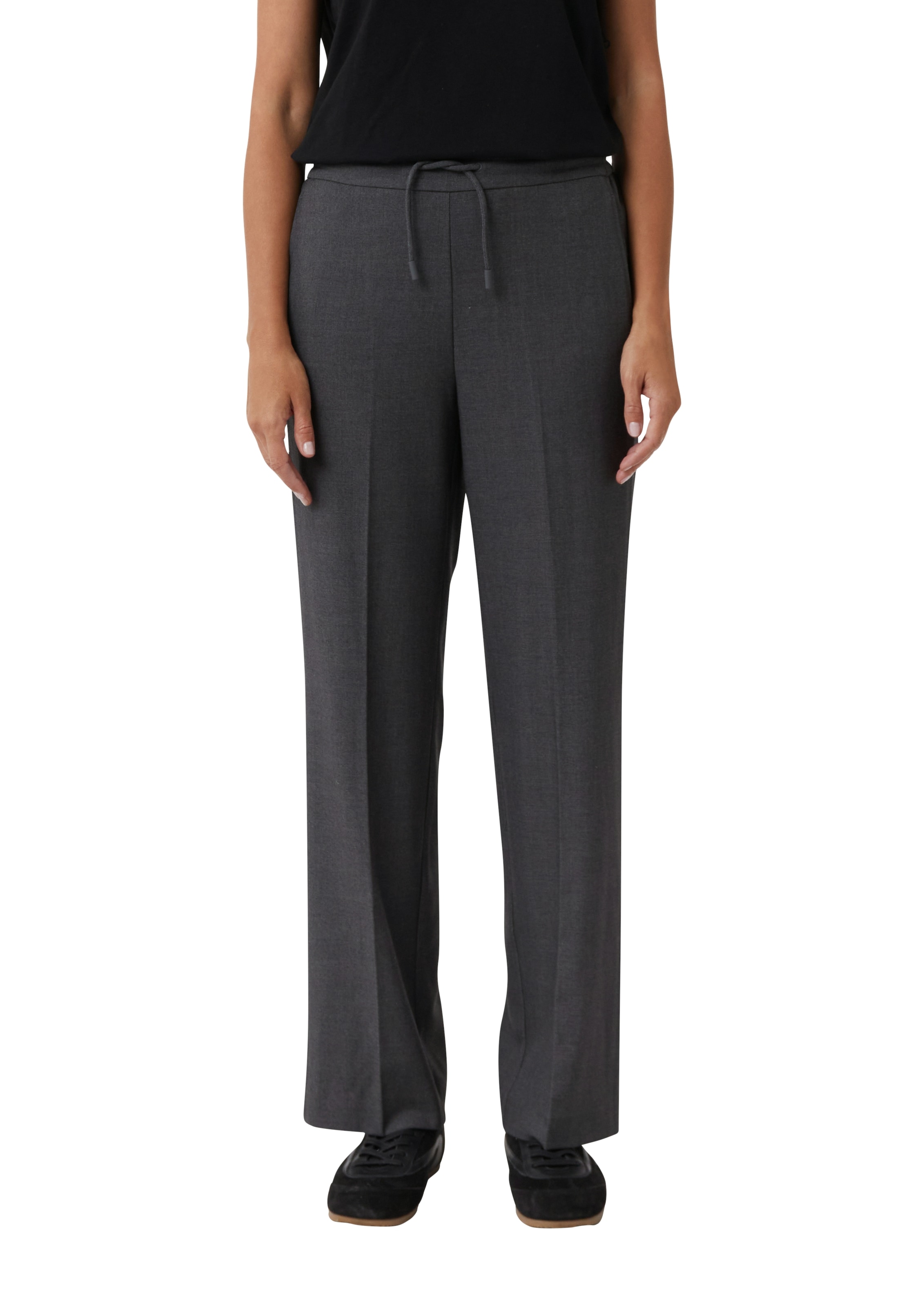Comma Webhose Wide-Leg, Mid Rise