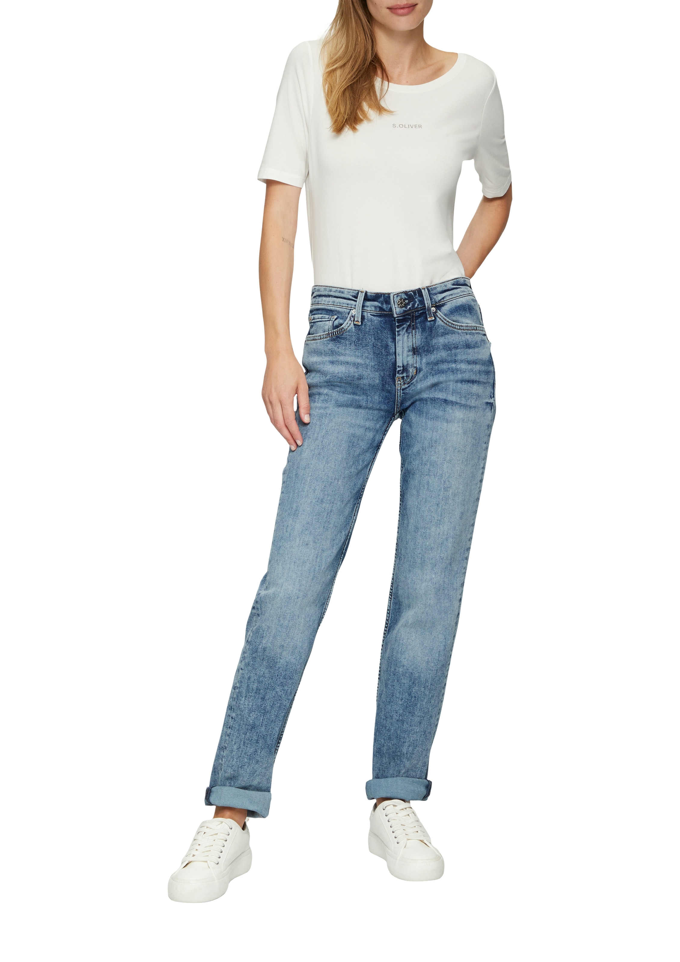 s.Oliver Straight-Jeans, im Five-Pocket Style