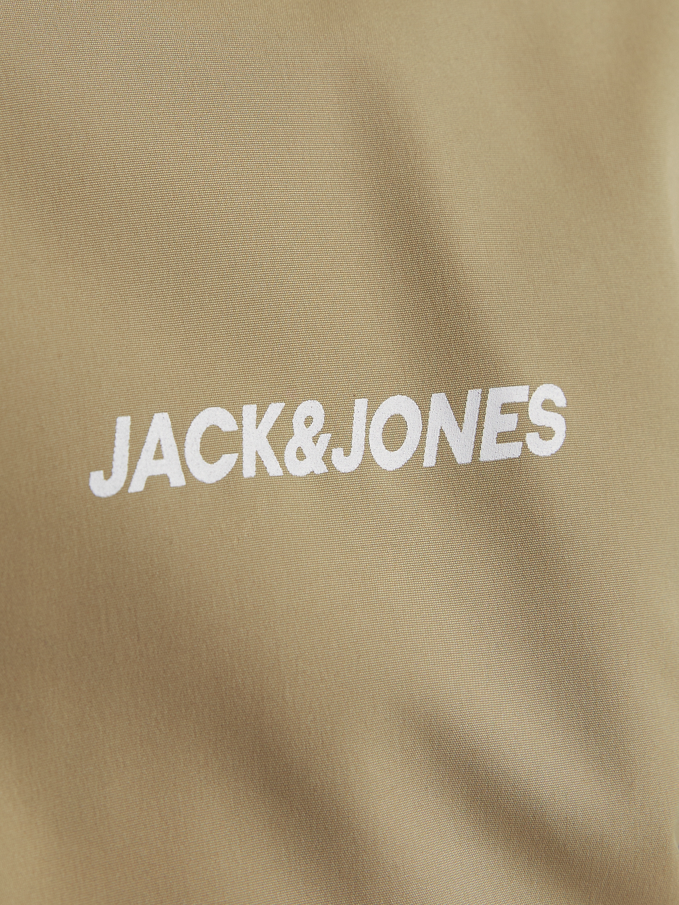Jack & Jones Blouson »JJERUSH HOOD BOMBER NOOS«, mit Kapuze, mit Logo Schriftzug
