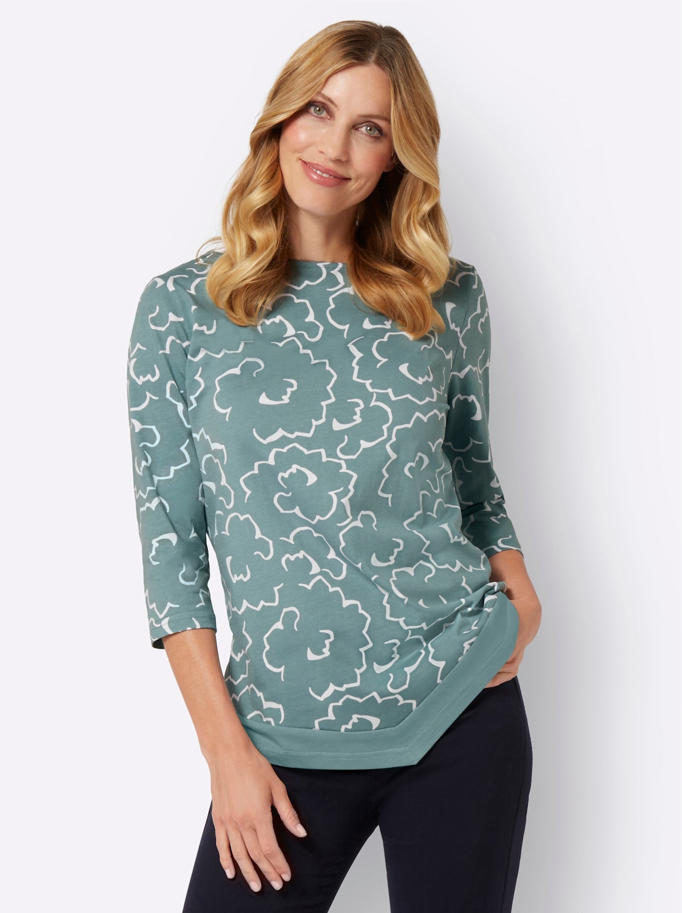 Classic Basics Zipfelshirt »3/4-Arm-Shirt«, (1 tlg.)