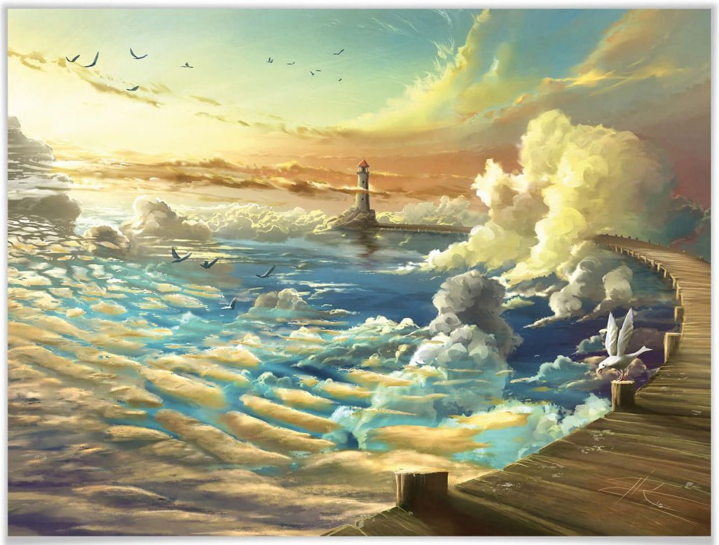 Wall-Art Poster Ufer | Wandbild, Bild Schriftzug, Himmels«, »Surrealismus St.), des Bild, Jelmoli-Versand Wandposter online (1 Poster, bestellen