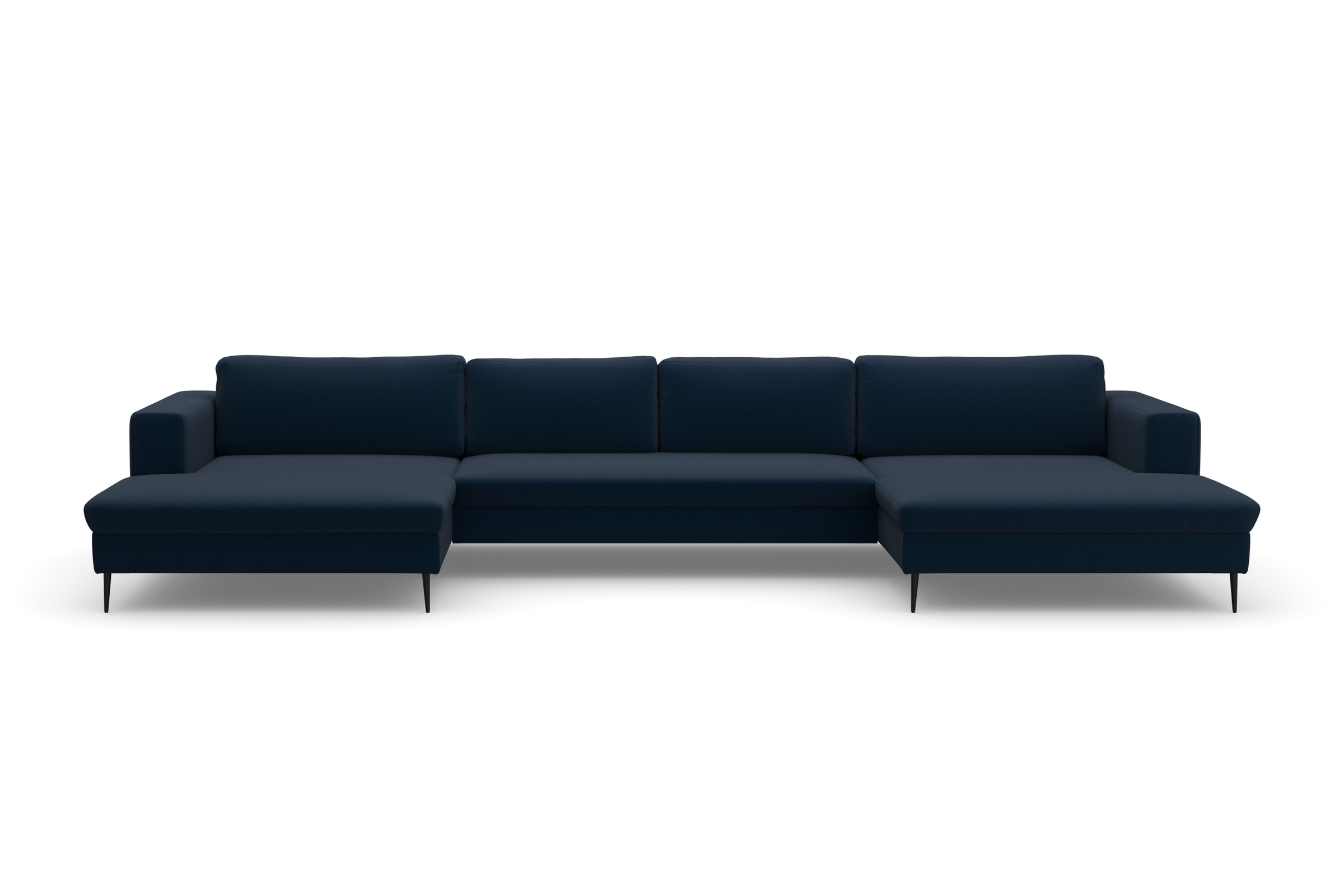 DOMO collection Wohnlandschaft »Modica U-Form«, XXL, in moderner Optik mit, 2 grosszügigen Recamieren, auch in Cord