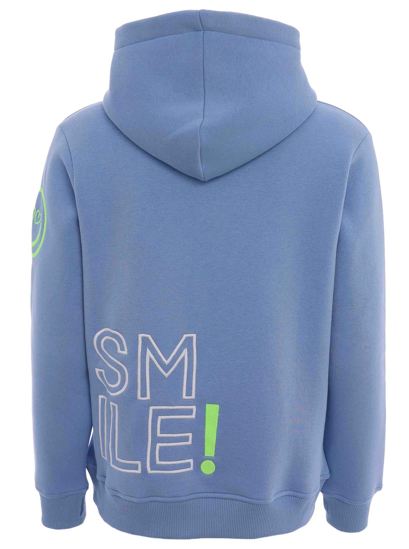 Zwillingsherz Hoodie »"Alissa 2.0"«, mit SMILE Stickerei vorne und hinten