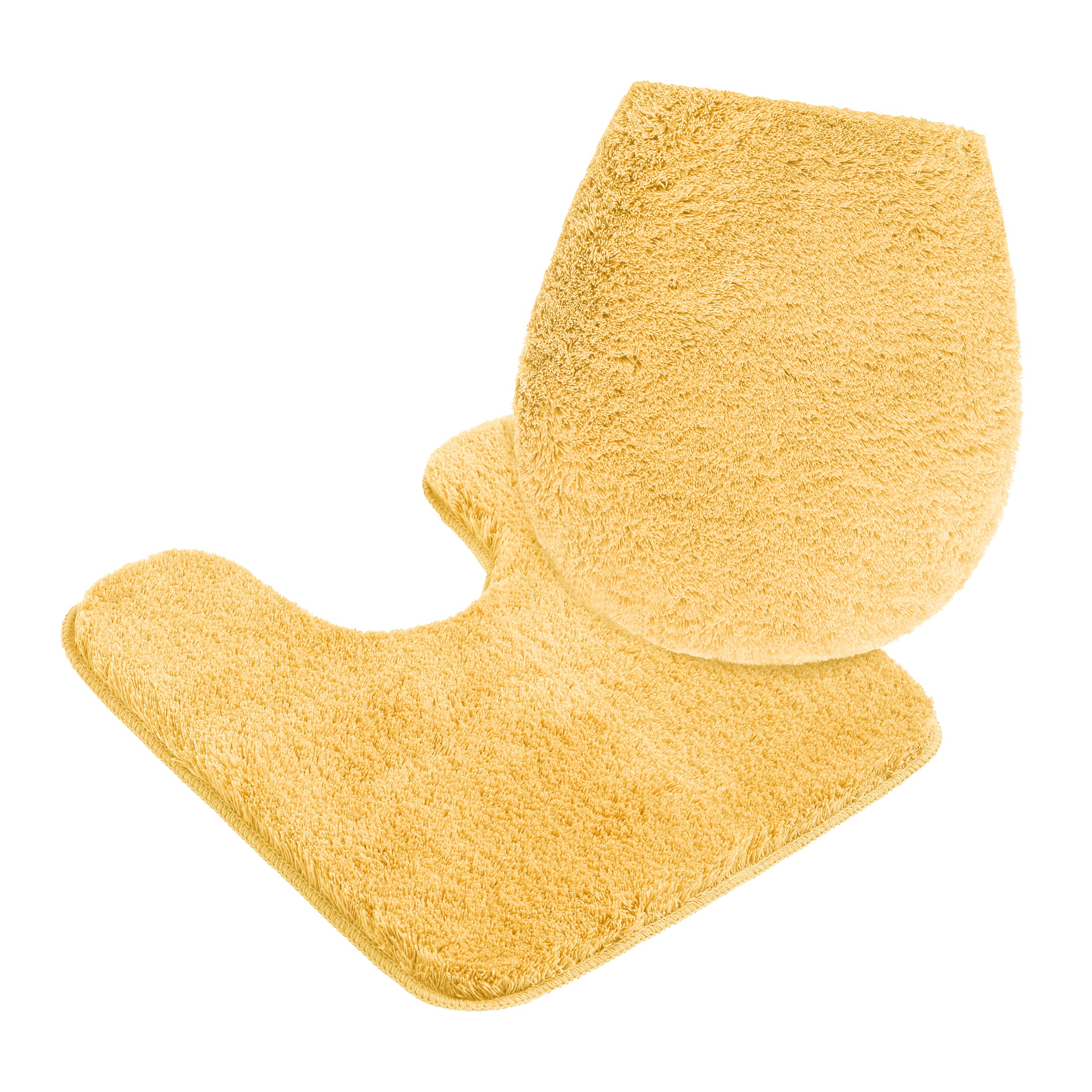 my home Badematte »Merida, Badvorleger, Badezimmer Teppich«, rutschhemmend beschichtet, fussbodenheizungsgeeignet-schnell trocknend-strapazierfähig, Badteppich, Uni Farben, rechteckig, rund & als 2-tlg. Set erhältlich