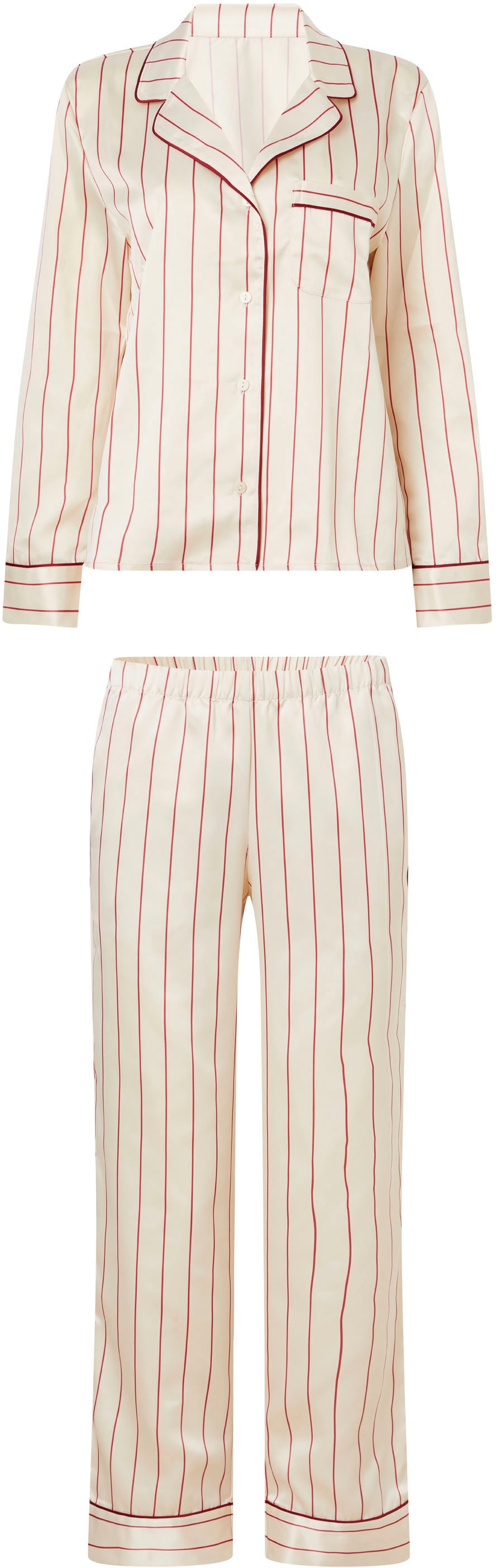 Calvin Klein Pyjama Stück), & »L/S im Pyjama SET«, PANT Schweiz kaufen bei 3 online Jelmoli-Versand Schlafmaske Set (Set