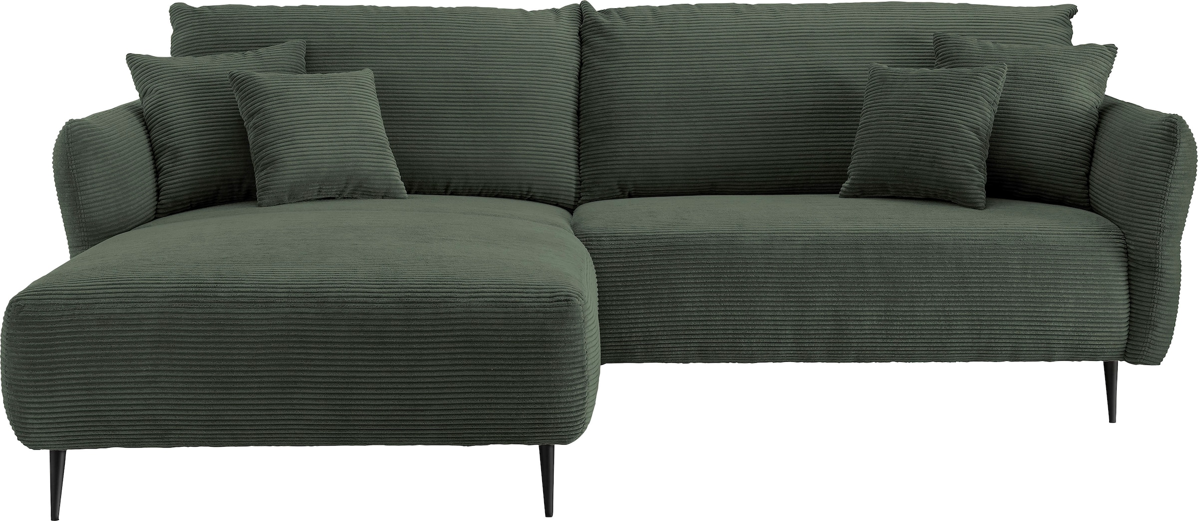 INOSIGN Ecksofa »Amarena L-Form«, inklusive Armlehnenverstellfunktion, 4x Zierkissen gratis