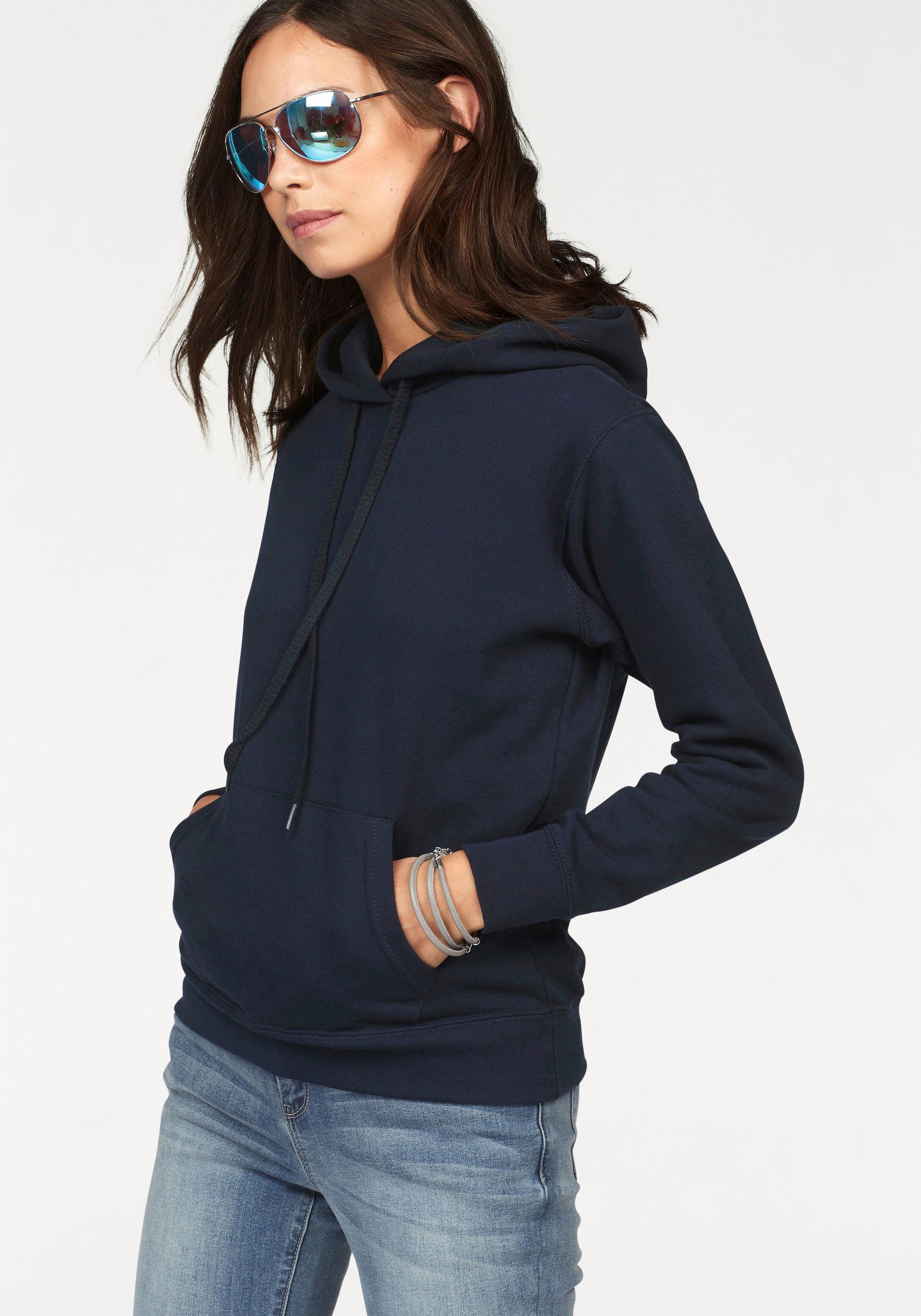 Fruit of the Loom Kapuzensweatshirt »Classic hooded Sweat Lady-Fit«, mit Kängurutaschen