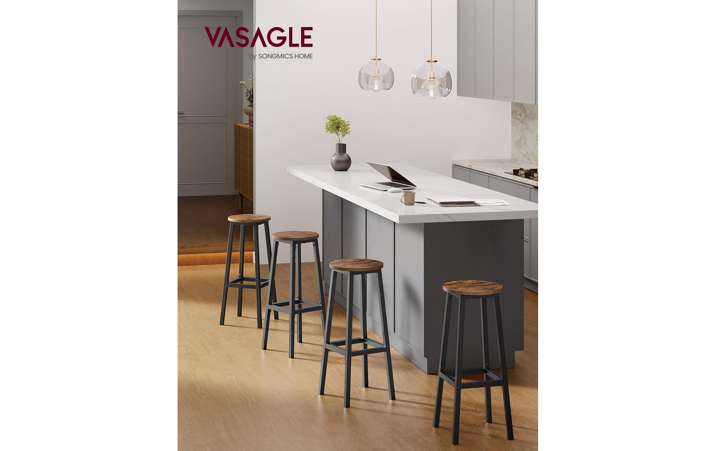 VASAGLE Barhocker "2er Set" 2 Stk. tlg.