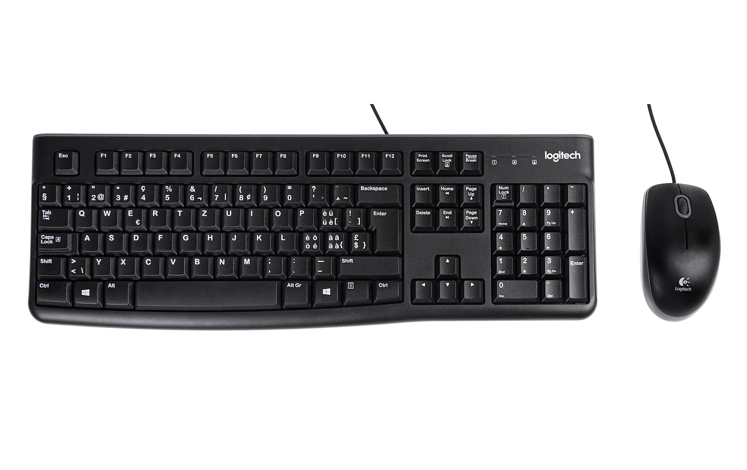 Logitech PC-Tastatur »MK120«, (Ziffernblock)