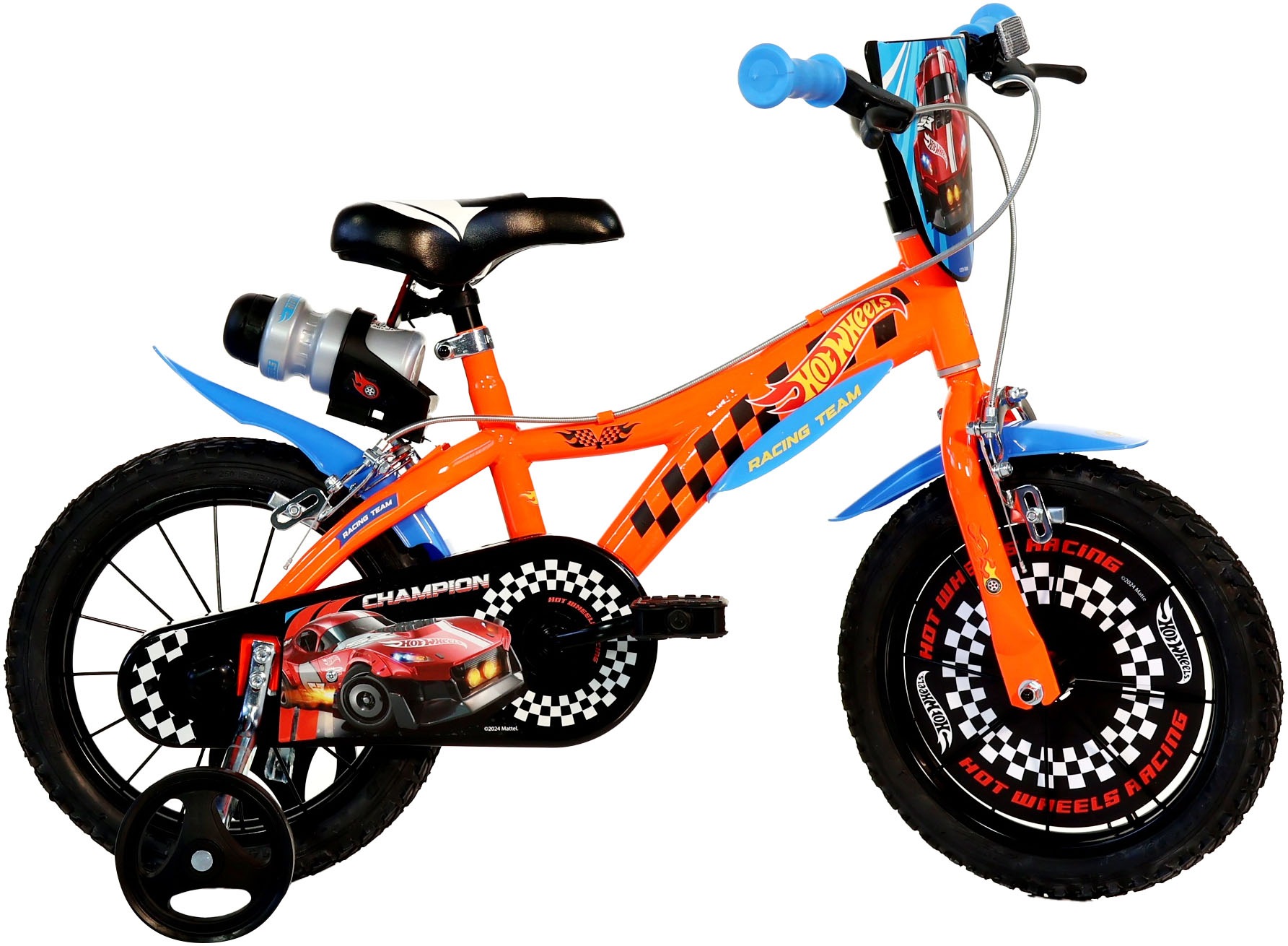 Dino Bikes Kinderfahrrad "Hot Wheels 16" Kinderfahrrad 4-7 Jahre" 1 Gang ohne Schaltung