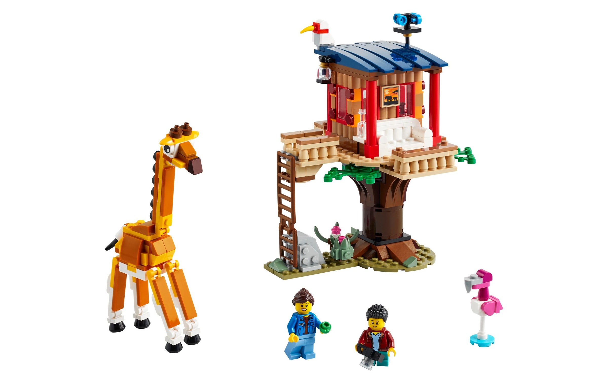 LEGO® Konstruktionsspielsteine »Safari-Baumhaus 31116«