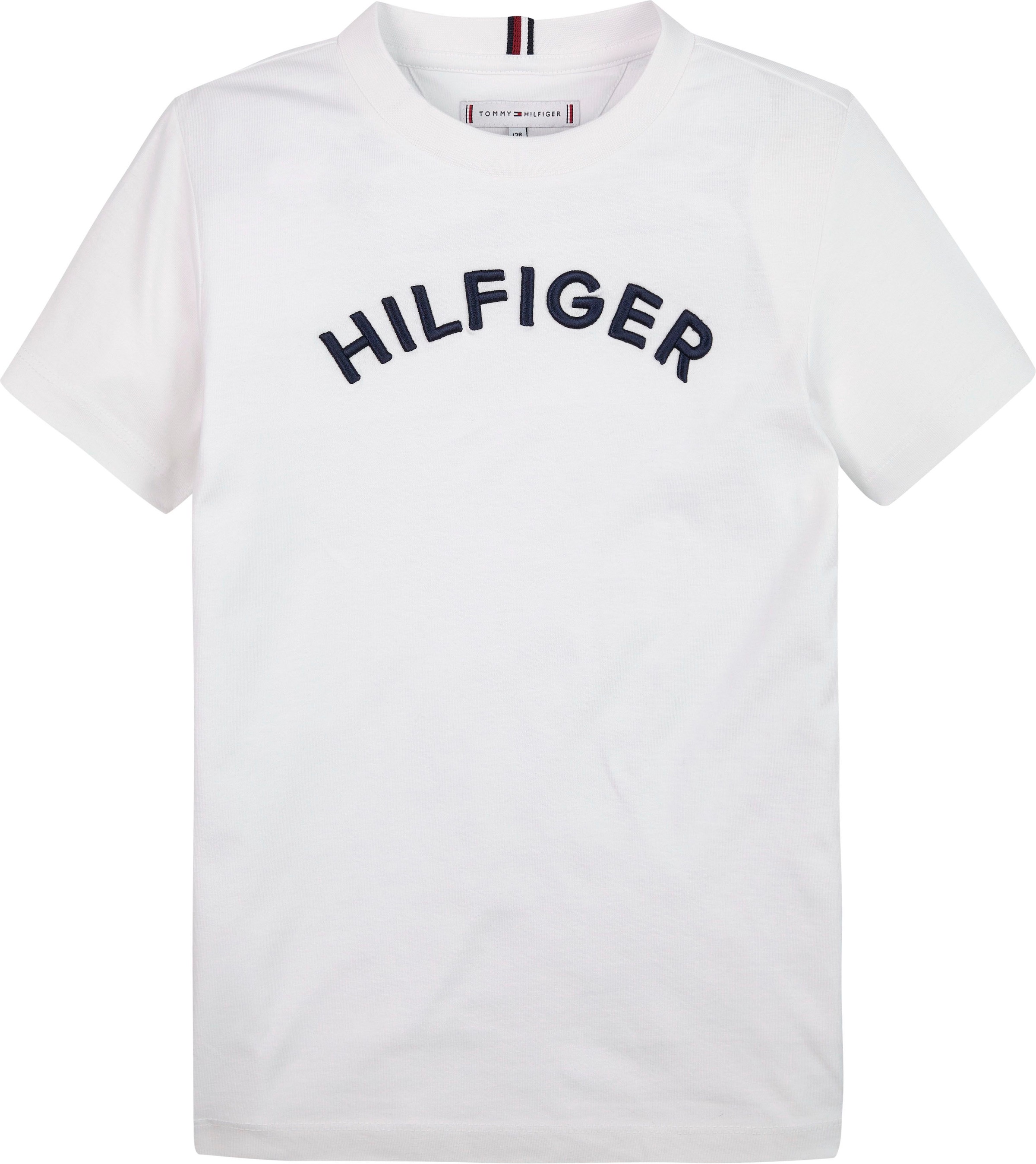 ✵ Tommy günstig HILFIGER ordern Hilfiger »U mit T-Shirt ARCHED TEE«, Jelmoli-Versand | Schriftzug