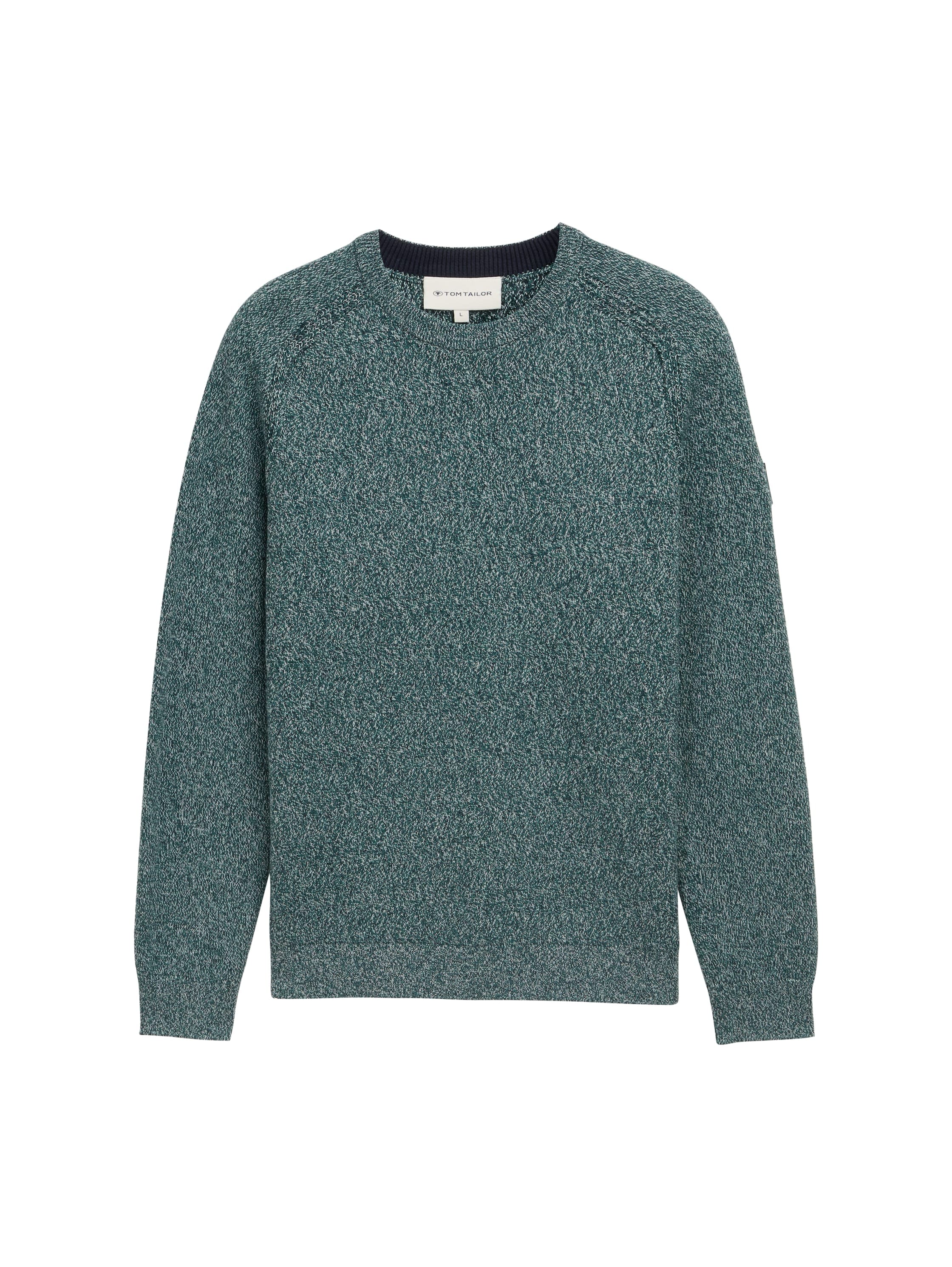 TOM TAILOR Strickpullover, mit Logo Stickerei am Arm