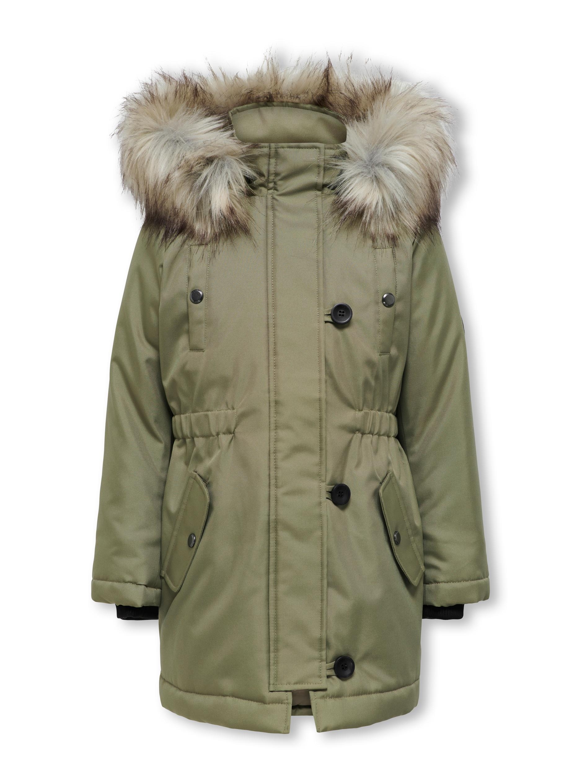 KIDS ONLY Winterjacke »KOGIRIS FUR PARKA OTW«, mit Kapuze