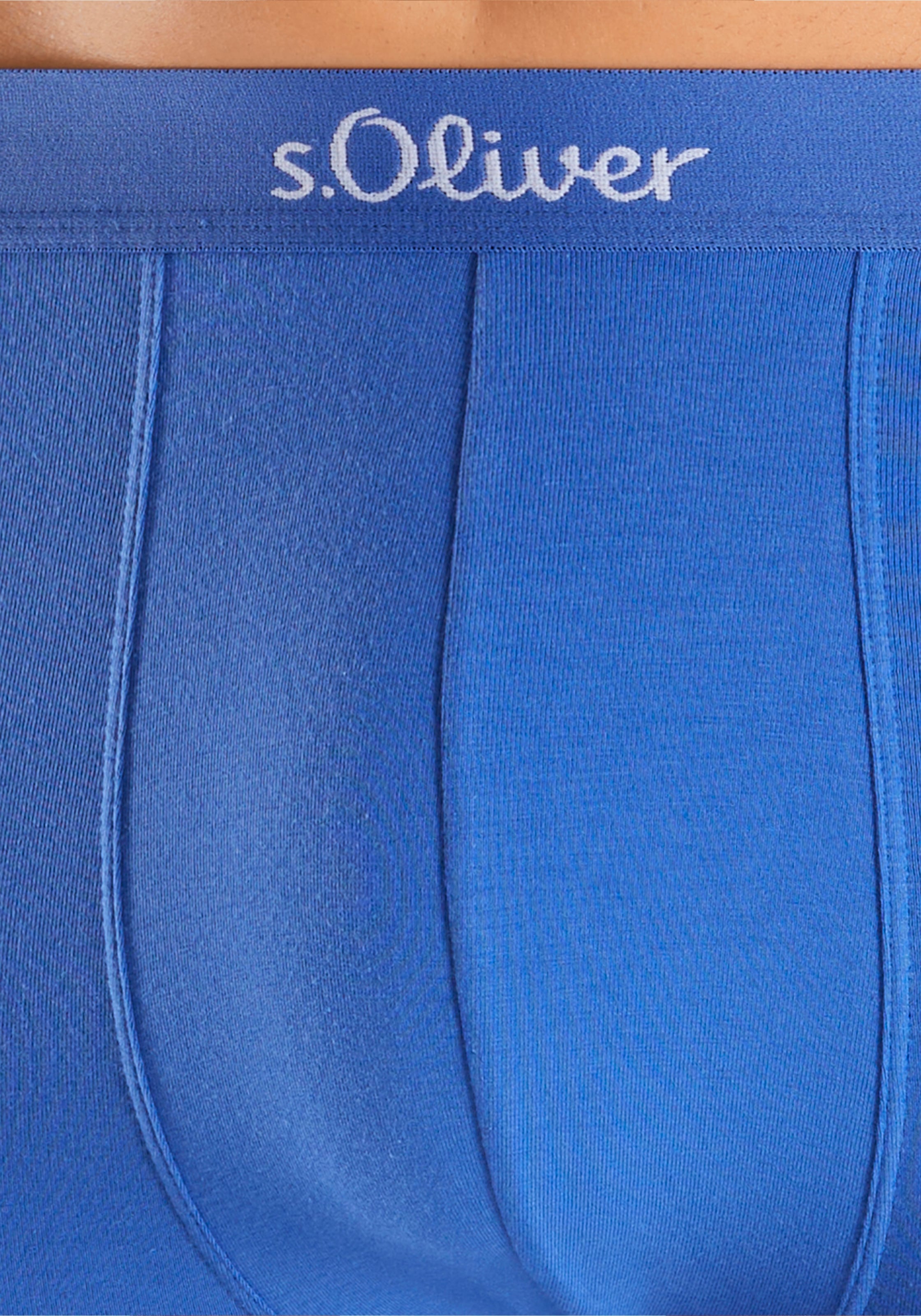 s.Oliver Langer Boxer »Boxershorts für Herren«, (Packung, 3 St.), mit längerem Bein