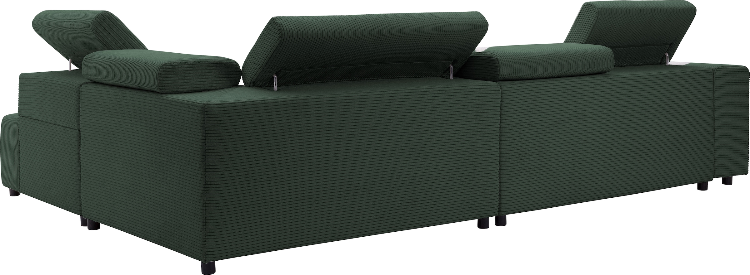 exxpo - sofa fashion Ecksofa »VITTORIO«, inkl. Kopfteil- und Sitztiefenverstellung, wahlweise mit Bettfunktion