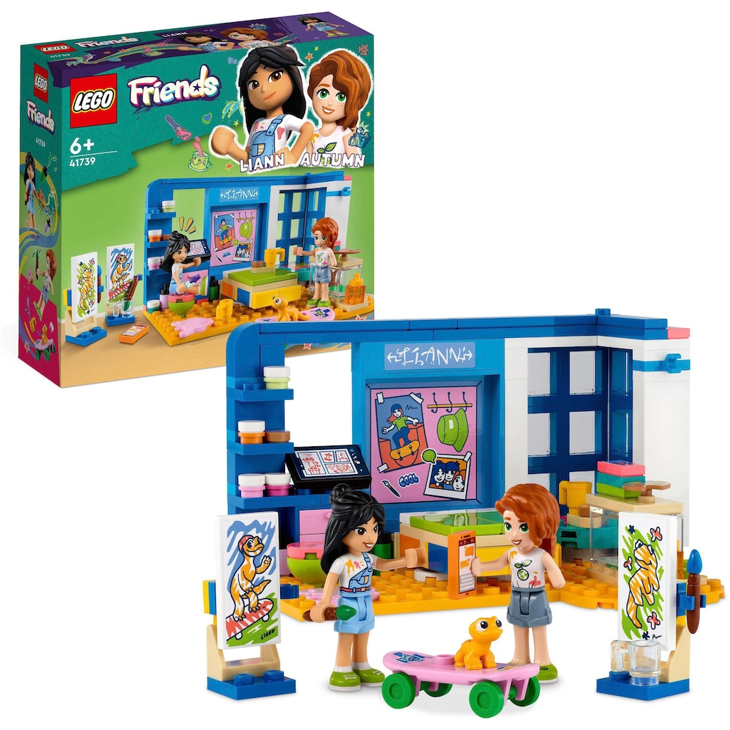 LEGO® Konstruktionsspielsteine »Lianns Zimmer (41739), LEGO® Friends«, (204 St.)