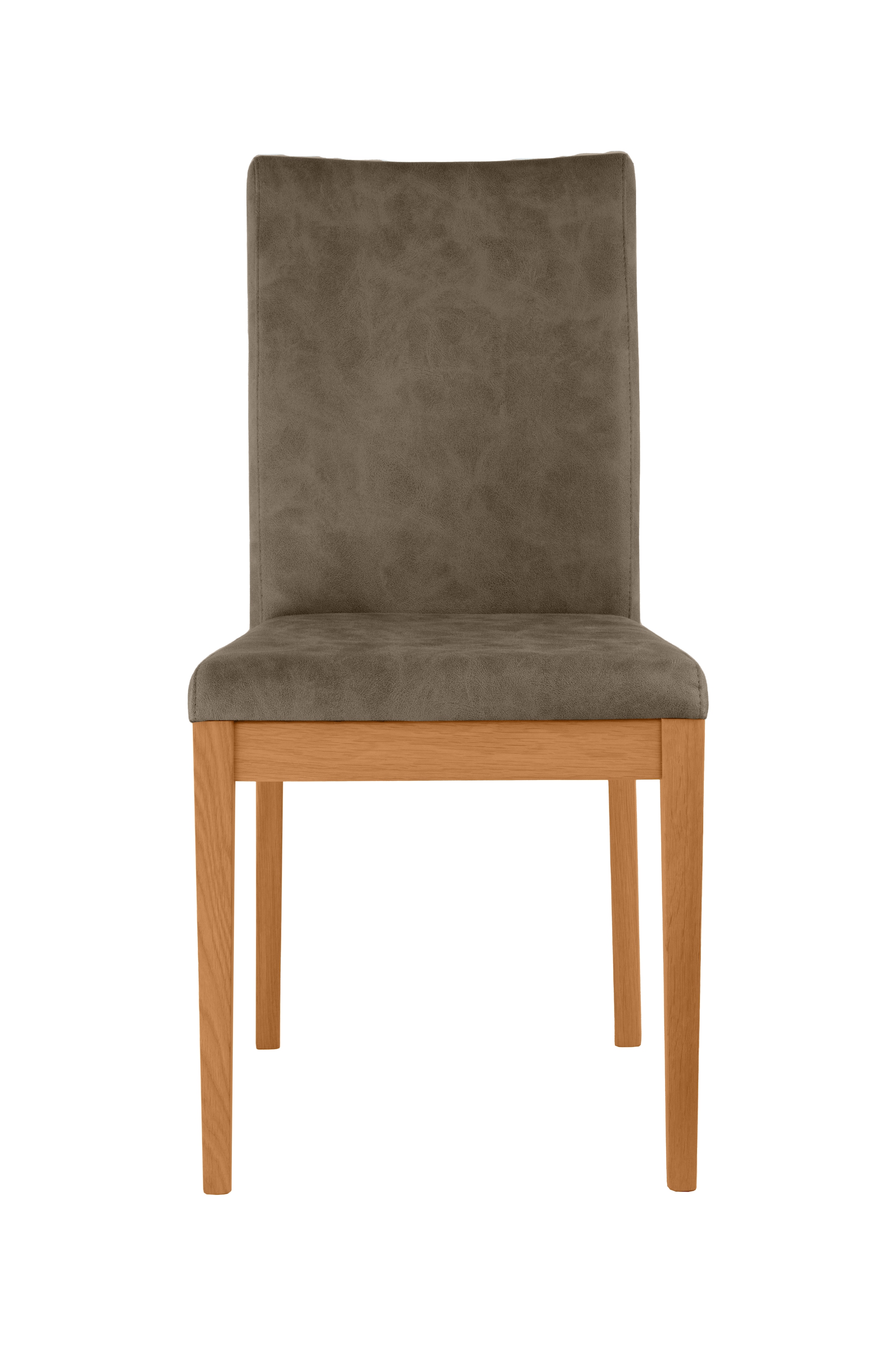 Home affaire 4-Fussstuhl »Dendres«, (Set), 2 St., Microfaser, Sitz und Ruecken gepolstert