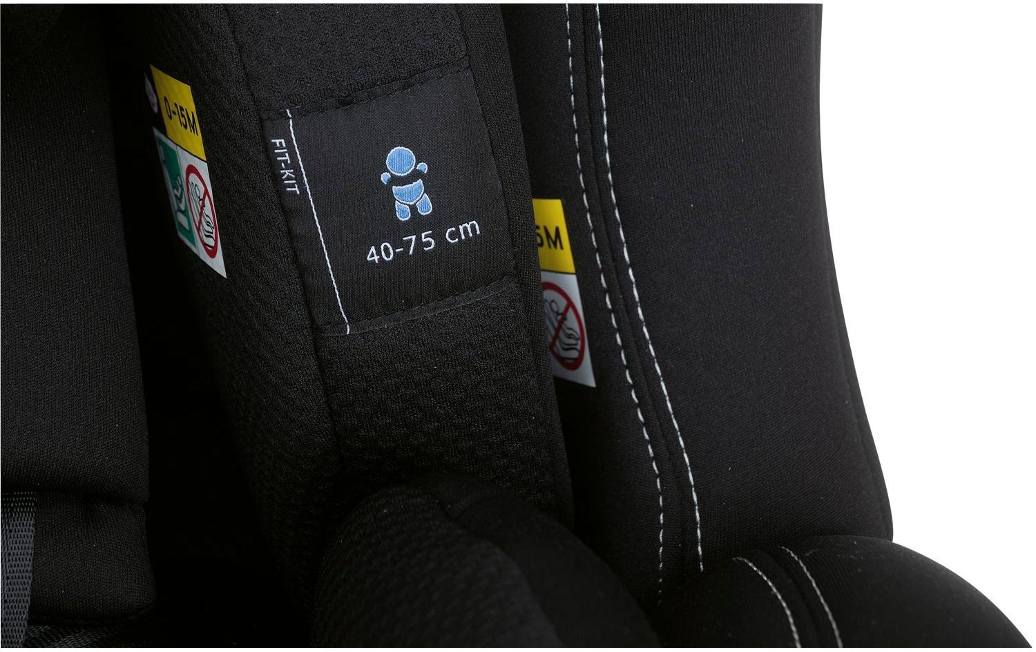 Chicco Autokindersitz »Seat3Fix Black«, Klasse 0 / I / II (bis 25 kg)