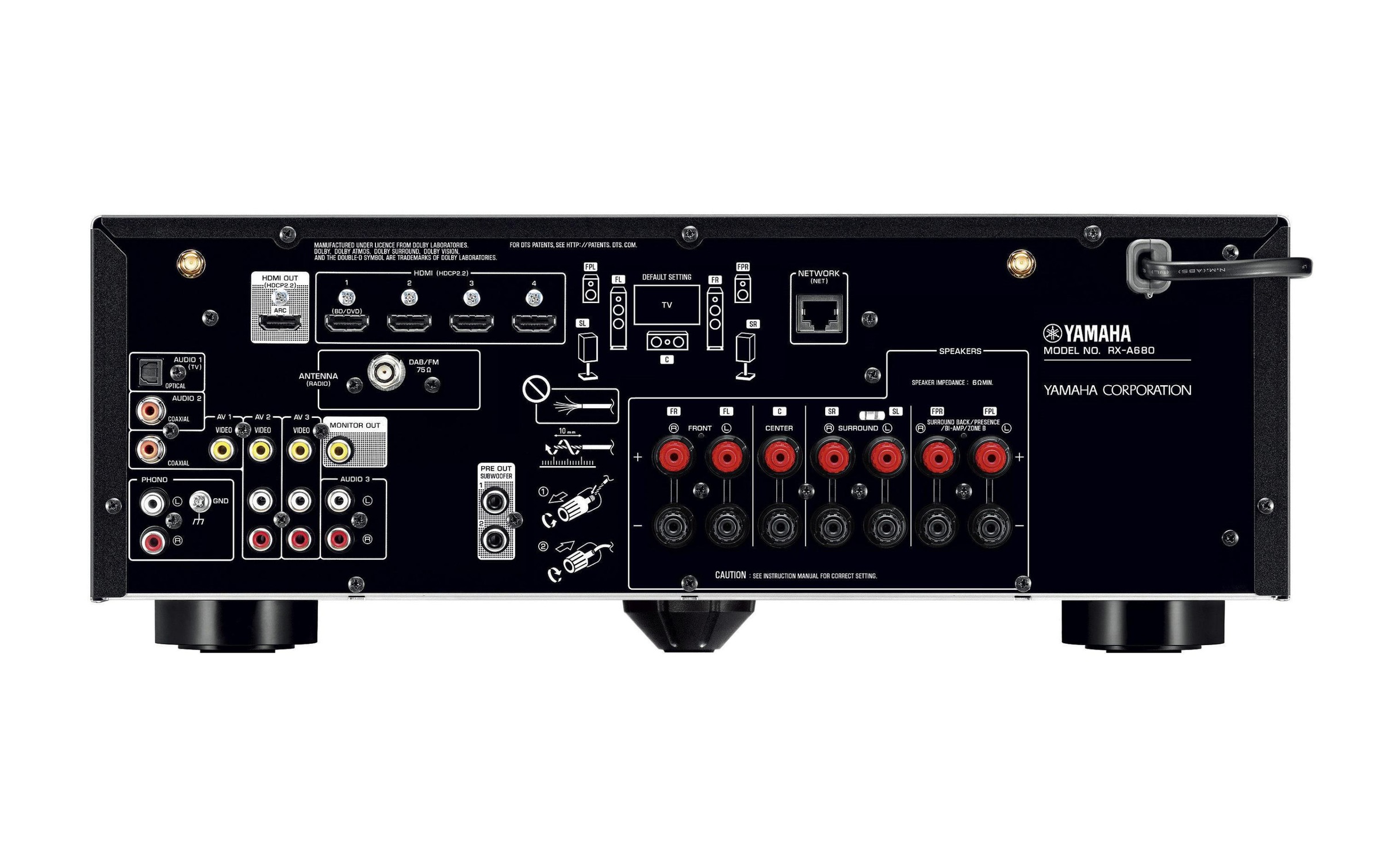 Yamaha AV-Receiver »RXA680«