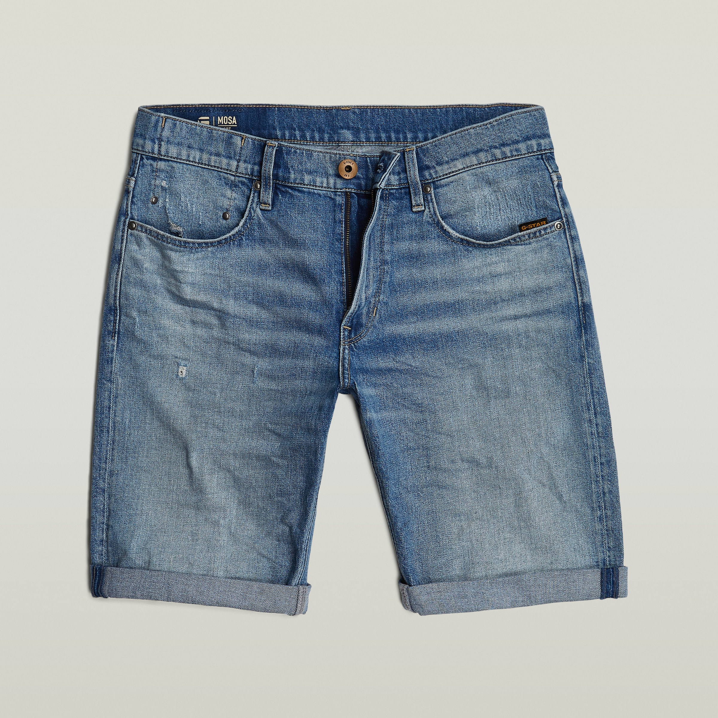 G-STAR Jeansshorts »Mosa«, mit Umschlagsaum