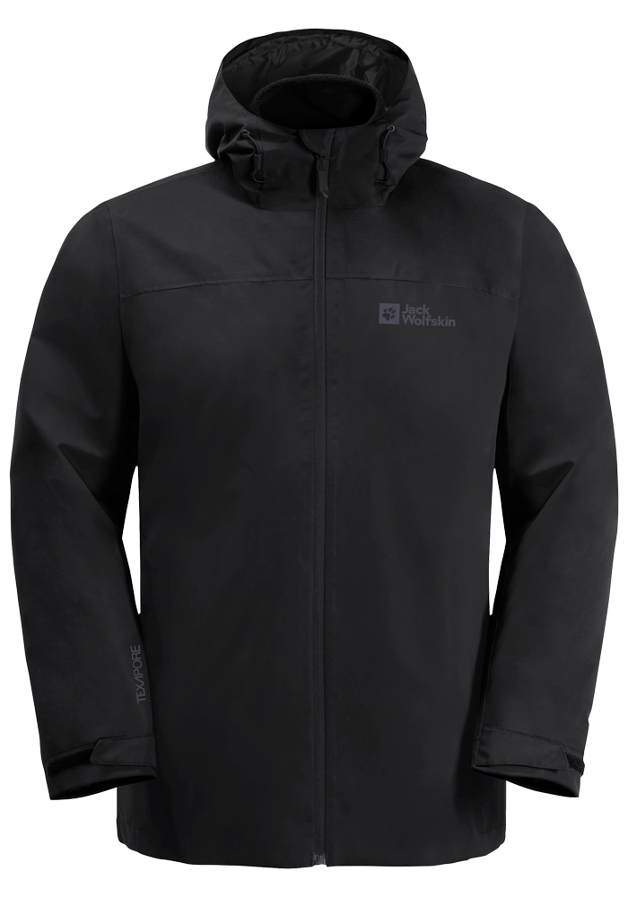 Jack Wolfskin 3-in-1-Funktionsjacke »TAUBENBERG 3IN1 JKT M«, mit Kapuze