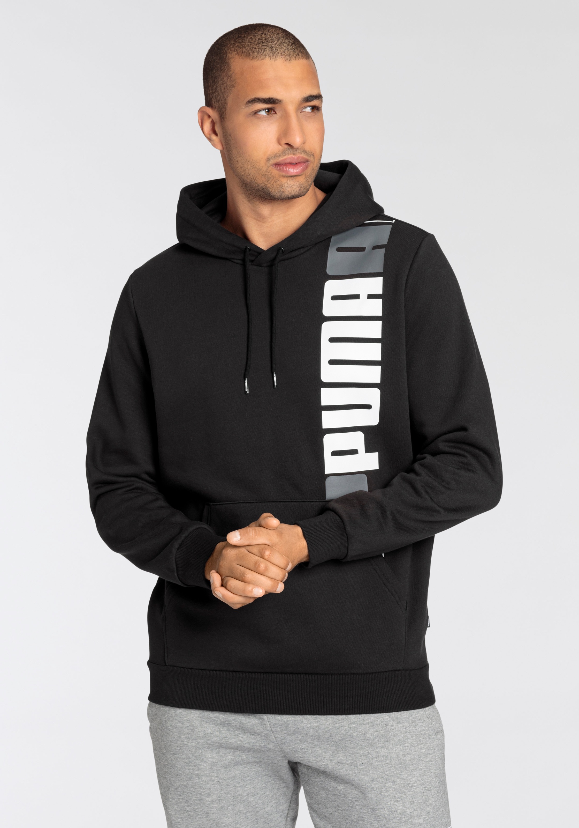 PUMA Kapuzensweatshirt »ESS+ LOGO LAB HOODIE FL«, mit Kapuze, mit Kängurutasche, Regular Fit