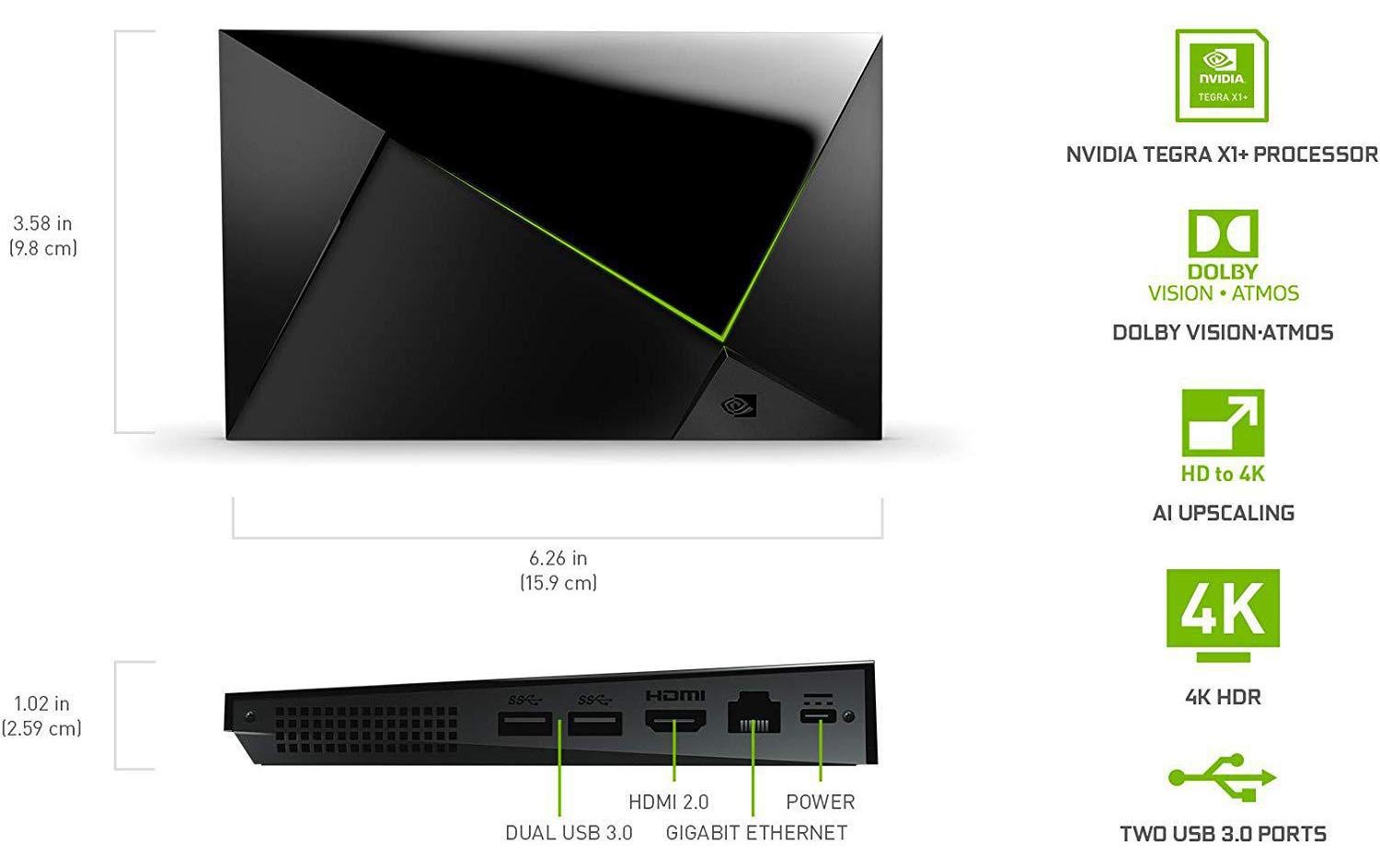 Nvidia Streaming-Box »Streaming-Mediaplayer SHIELD TV Pro (2019) 16GB«