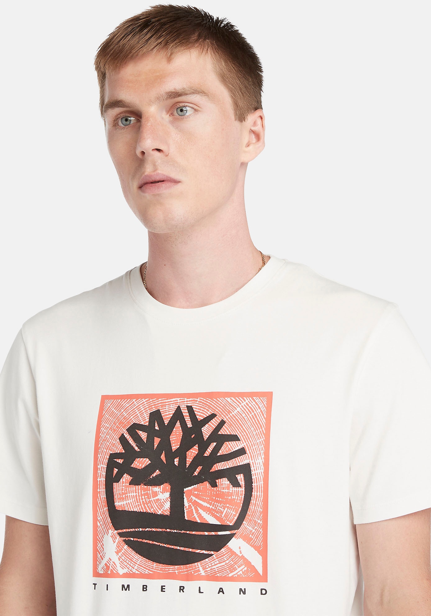 Timberland T-Shirt »Short Sleeve Front Graphic Tee«, in grossen Grössen
