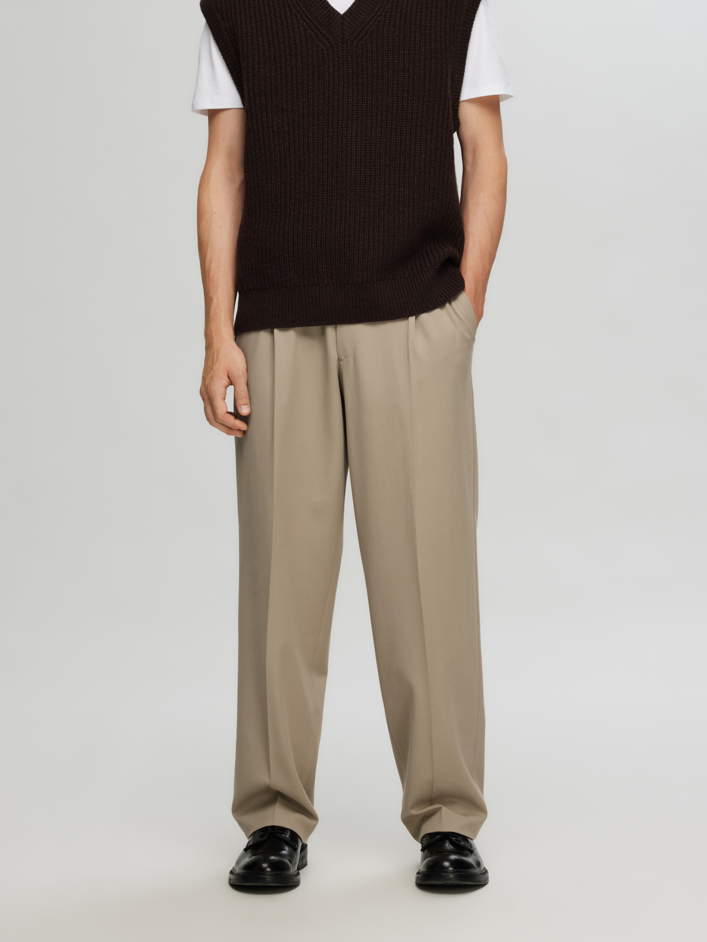 SELECTED HOMME Chinohose »SLH220-LOOSE FINN FLEX PANTS NOOS«