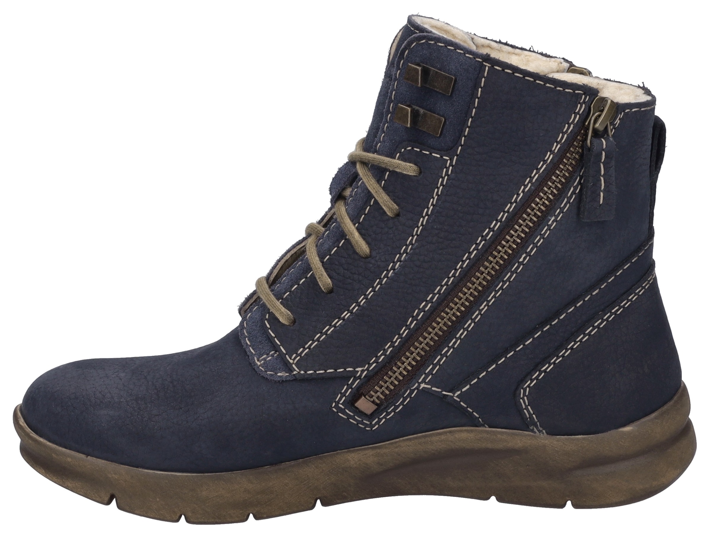 Josef Seibel Winterboots »Conny 55«, Winterboot, Schnürboots, Komfortschuh mit Warmfutter