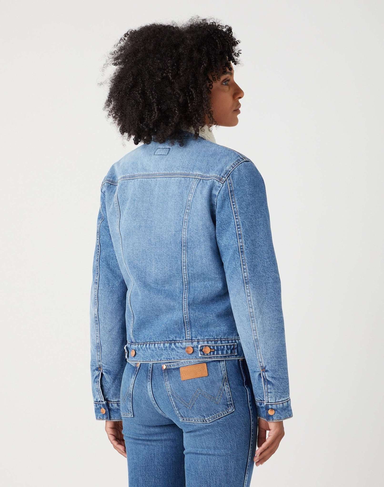 Wrangler Jeansjacke »Wrangler Jeansjacken Heritage Sherpa Jacket«