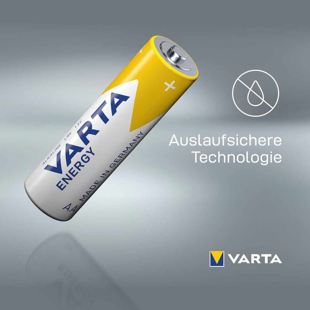 VARTA Batterie »Energy AA Mignon LR6 30er Pack Alkaline«, LR06, 1,5 V, (Packung, 30 St., ValuePack)