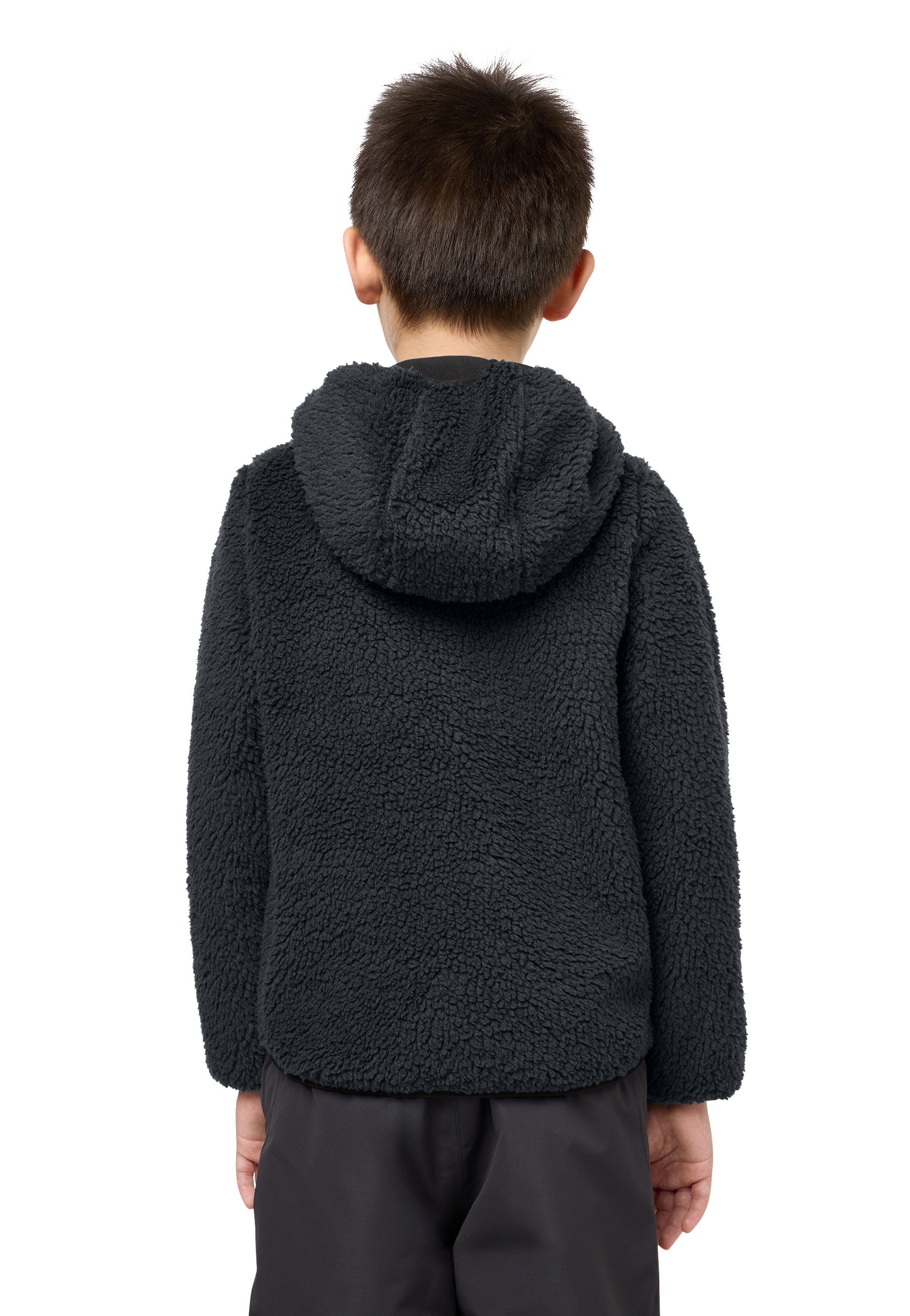 Jack Wolfskin Fleecejacke »ICE CURL HOOD JACKET für Kinder«, mit Kapuze