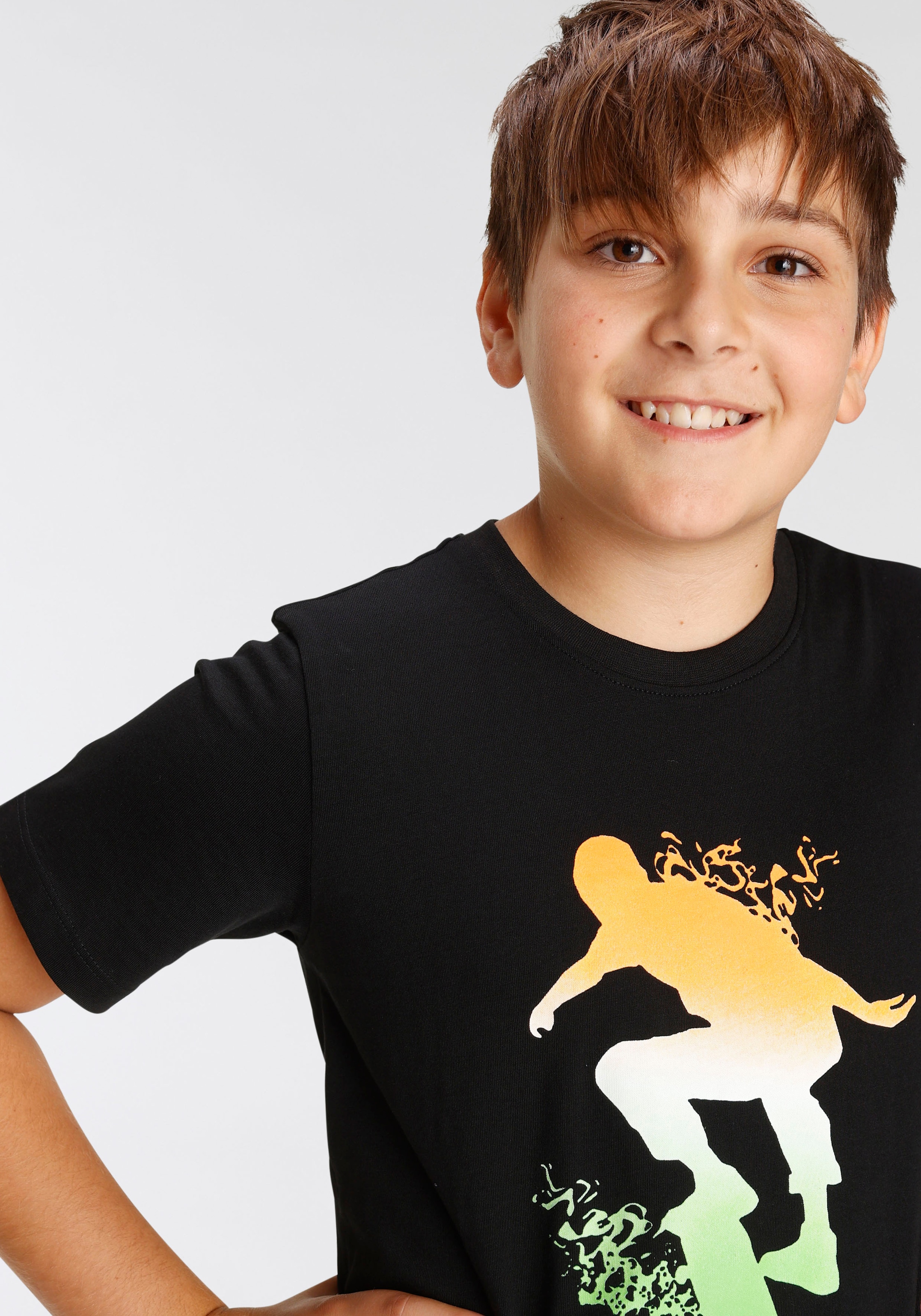 Jelmoli-Versand T-Shirt ✵ KIDSWORLD | bestellen Druck günstig »Skating«,