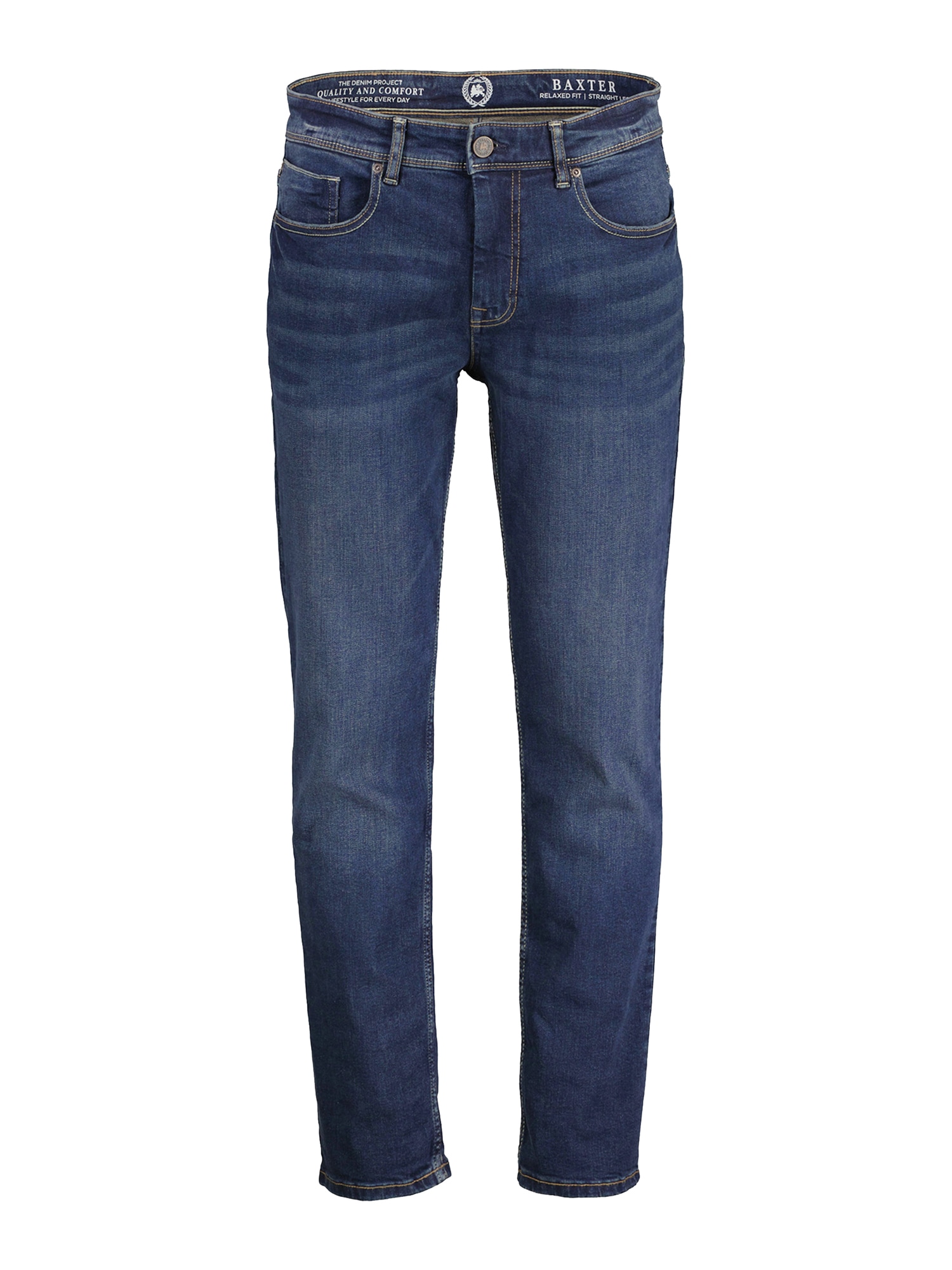 LERROS Relax-fit-Jeans »LERROS BAXTER 5-Pocket-Denim, RELAXED FIT, unifarben«