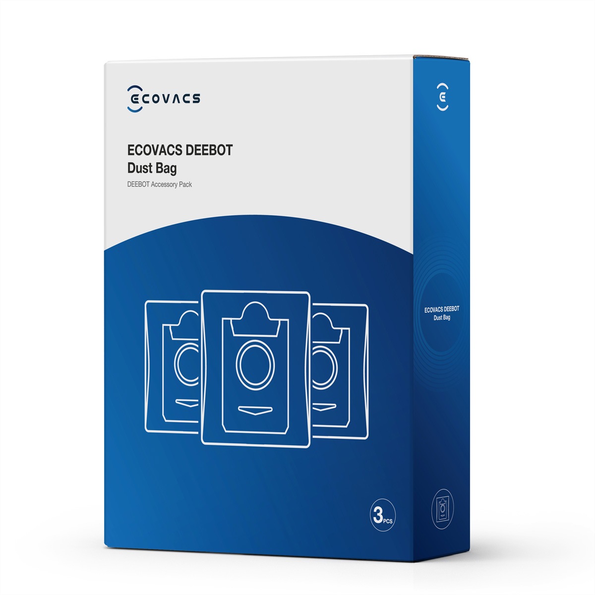 ECOVACS Zubehör Staubsauger-Roboter »Ecovacs Staubbeutel 3er Pack, zu X1+& T10+, Deebot, 2.5L«