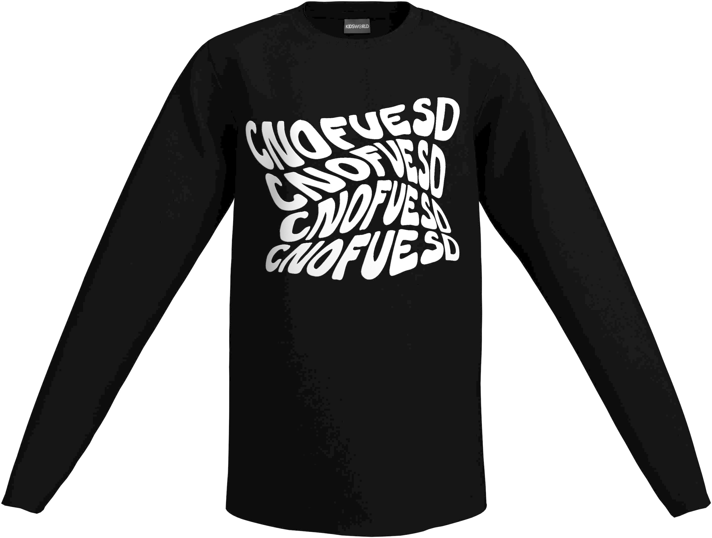 KIDSWORLD Langarmshirt »Spruch: CONFUSION«, Sprücheshirt, immer einen lässigen Spruch