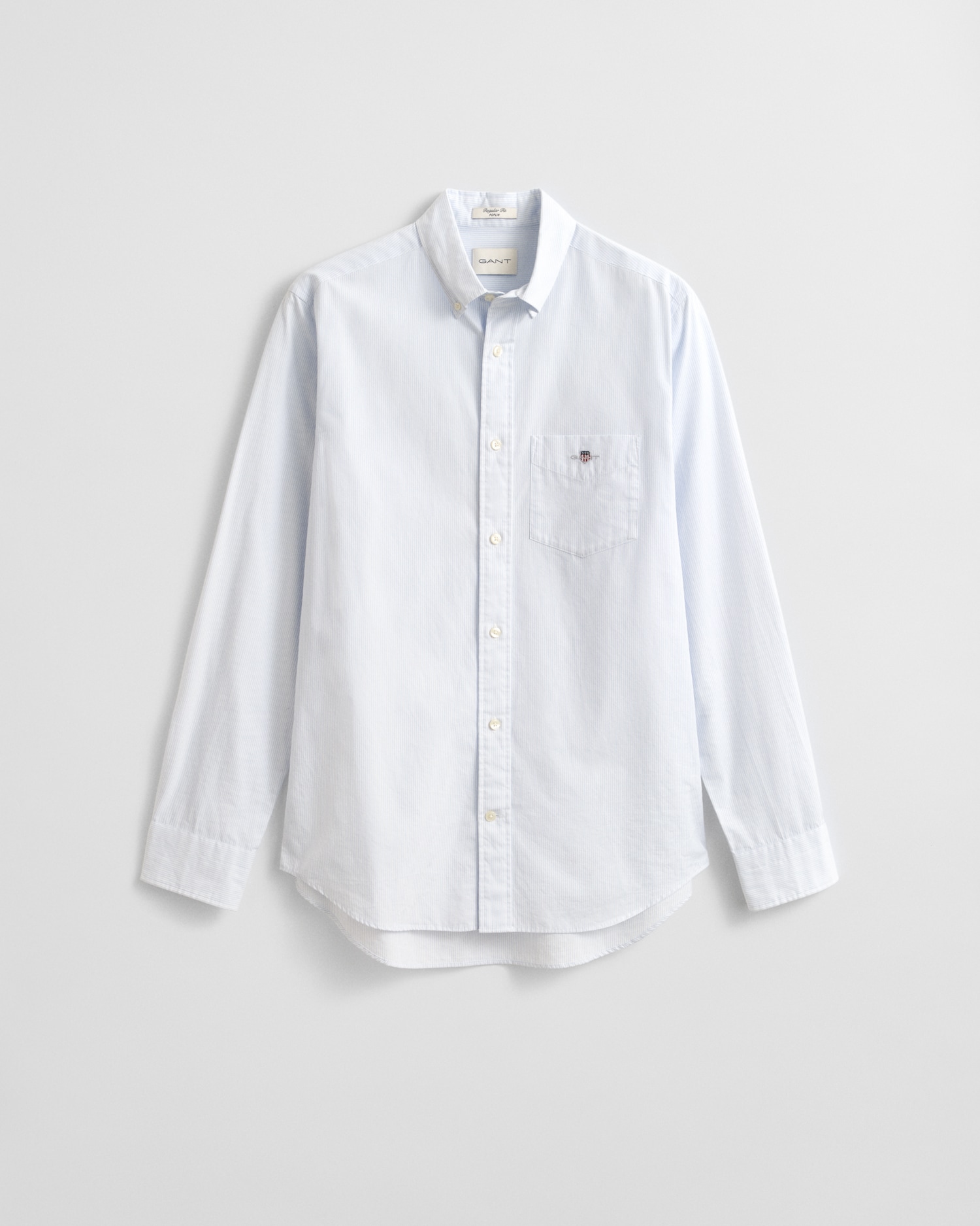 Gant Langarmhemd »REG POPLIN BANKER SHIRT«, Banker Stripe Popeline, leichte Baumwolle