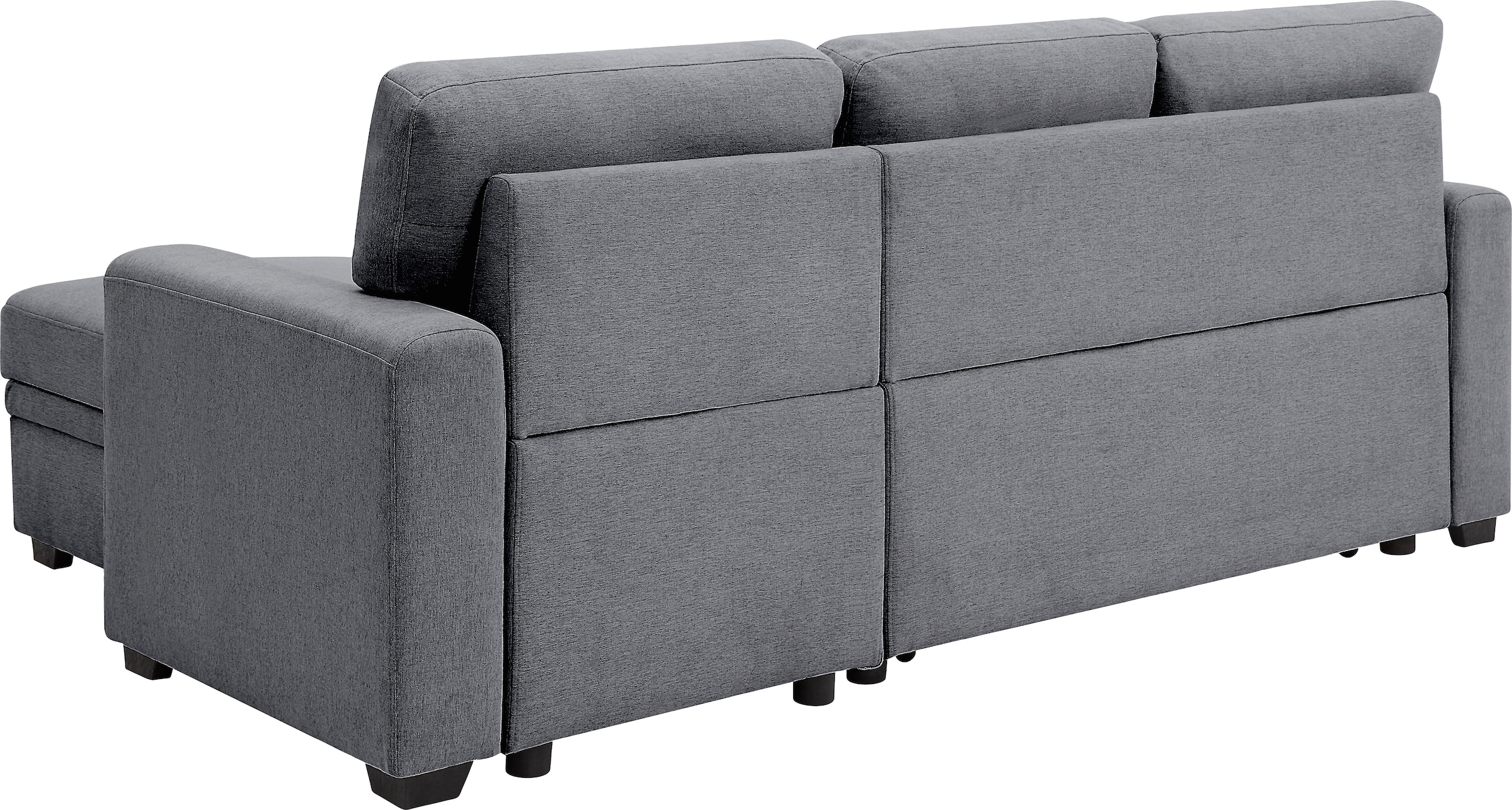 ATLANTIC home collection Ecksofa »Gerrit L-Form«, Schlafsofa, mit Bettkasten, Recamiere rechts oder links montierbar