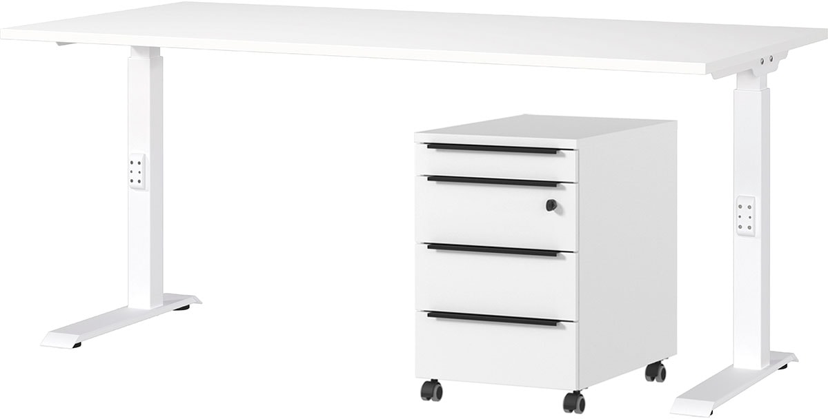GERMANIA Büromöbel-Set »Mailand« 2 Stk. tlg. inkl. Schreibtisch und Rollcontainer