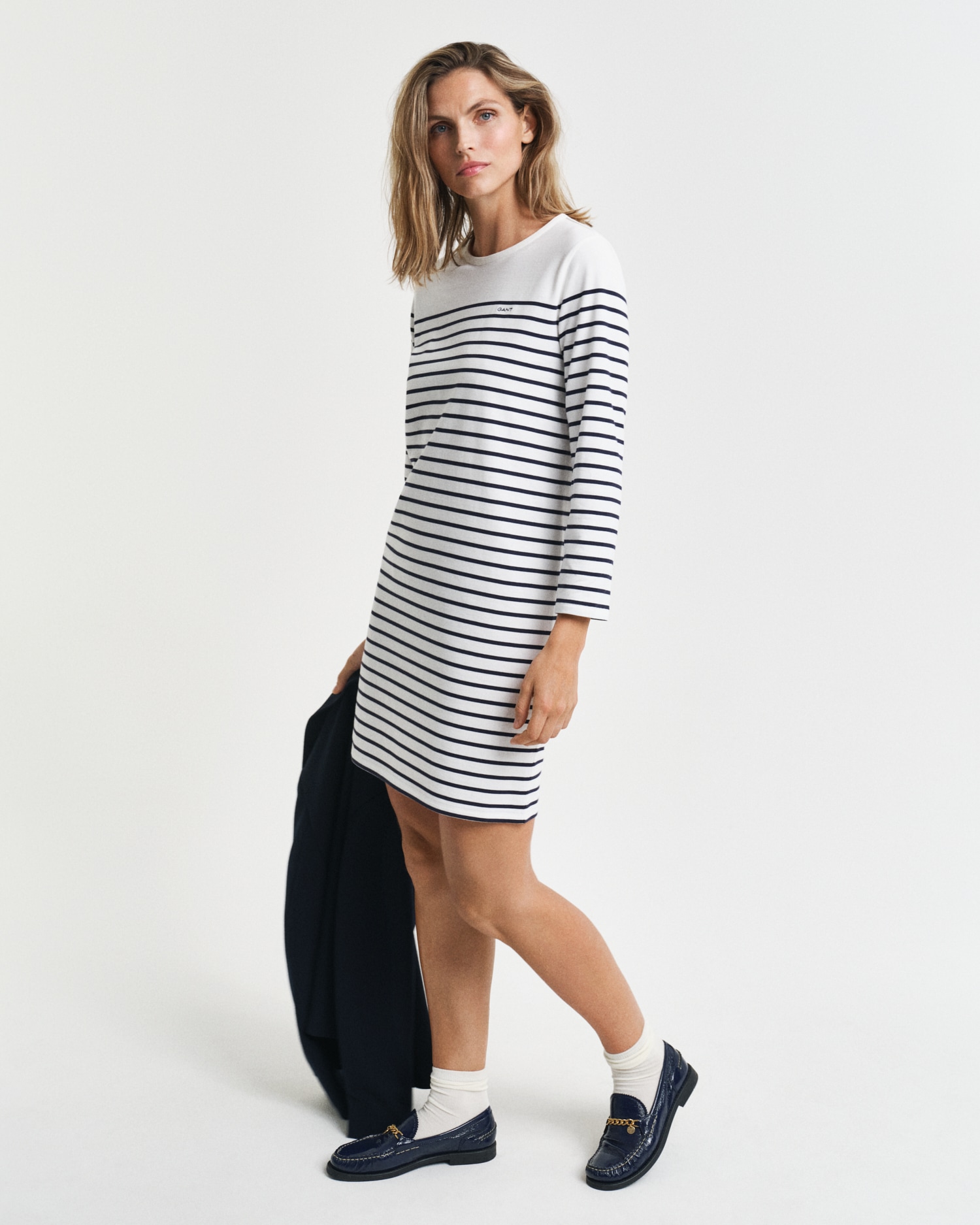 Gant Jerseykleid »REG 3/4 SLEEVE BRETON DRESS«