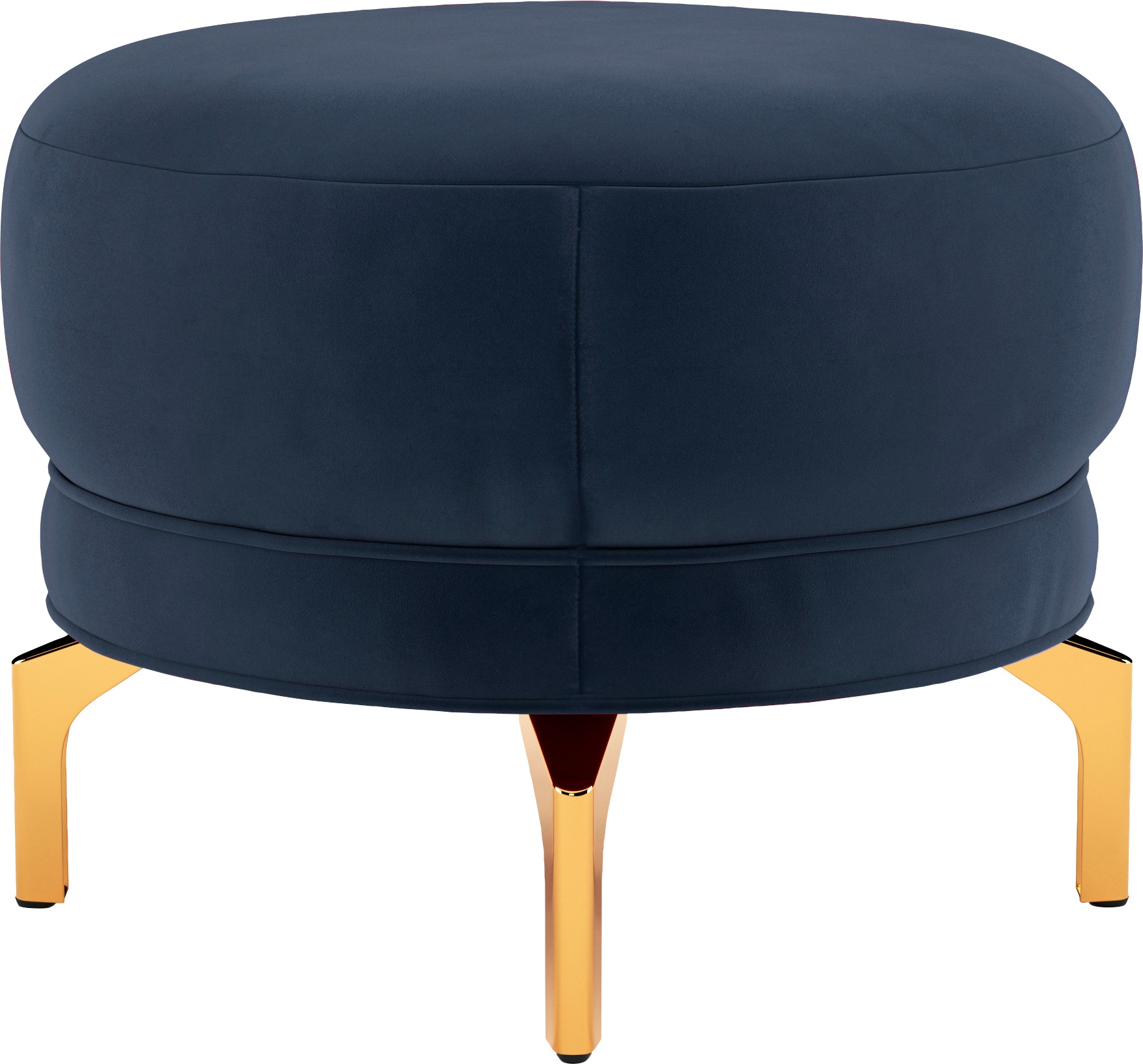 sit&more Polsterhocker »Orient 3«, goldfarbene Metallfüsse