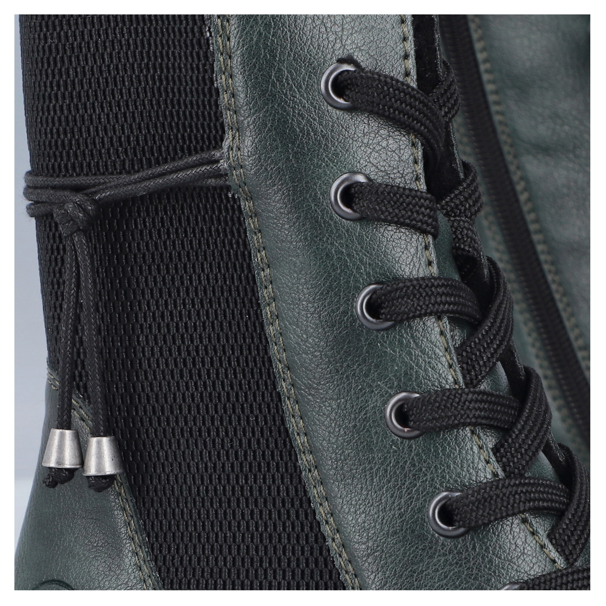 Rieker Winterstiefelette, Schnürstiefelette, Blockabsatz, Chelseaboots mit Innenreissverschluss